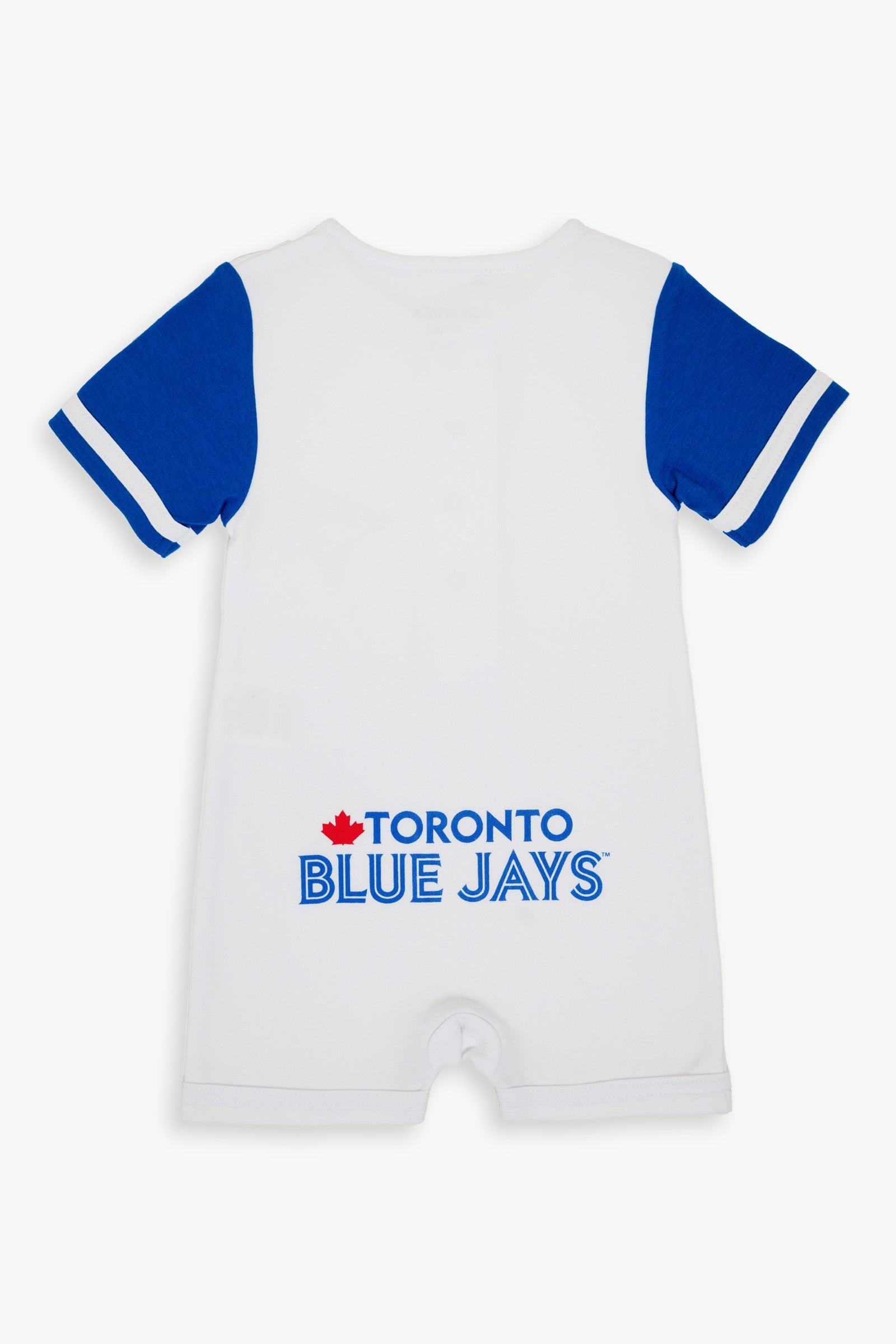 Gertex Customizable MLB Toronto Blue Jays Baby White Romper
