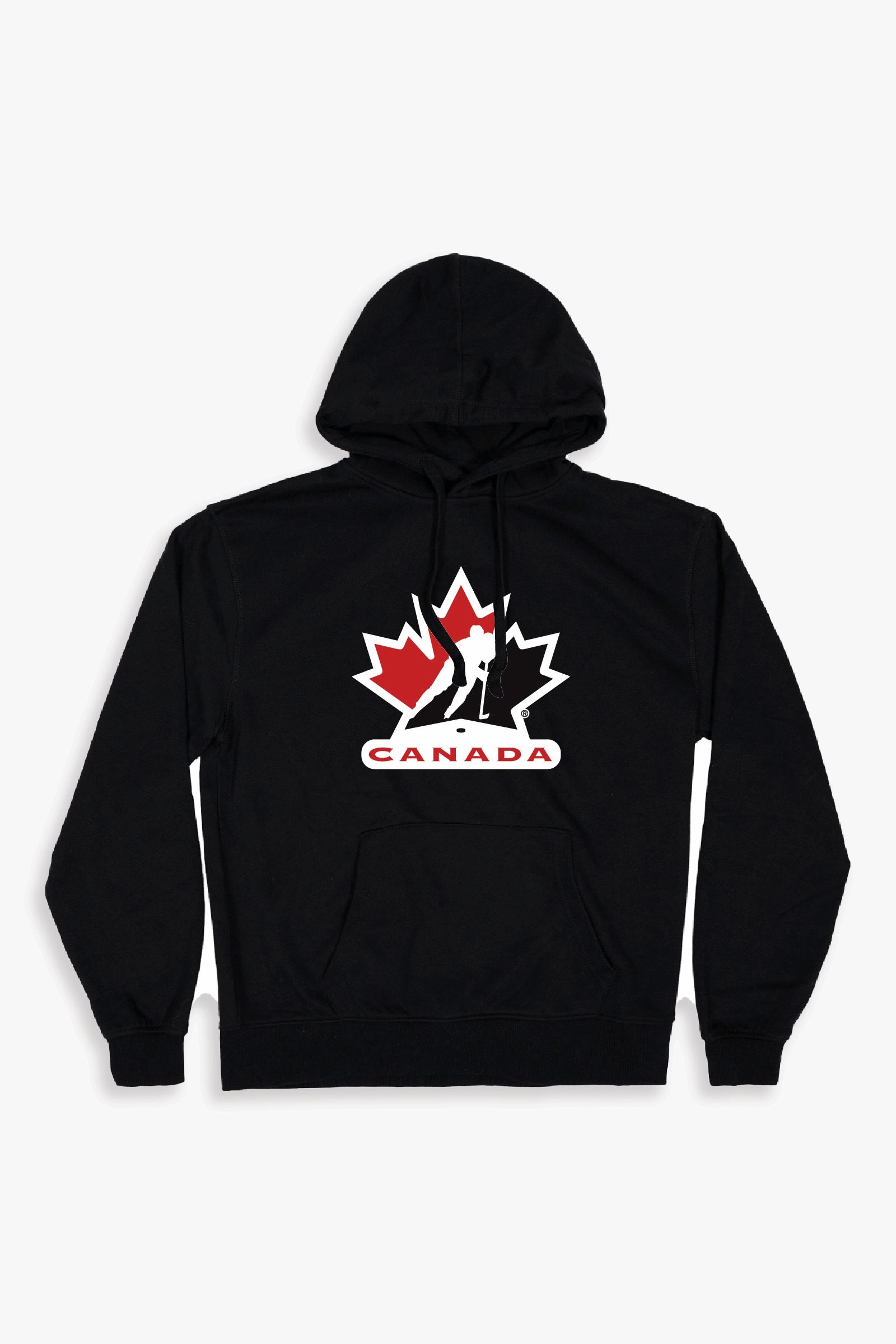 Official Hockey Canada Adult Unisex Black Hoodie with Current Logo