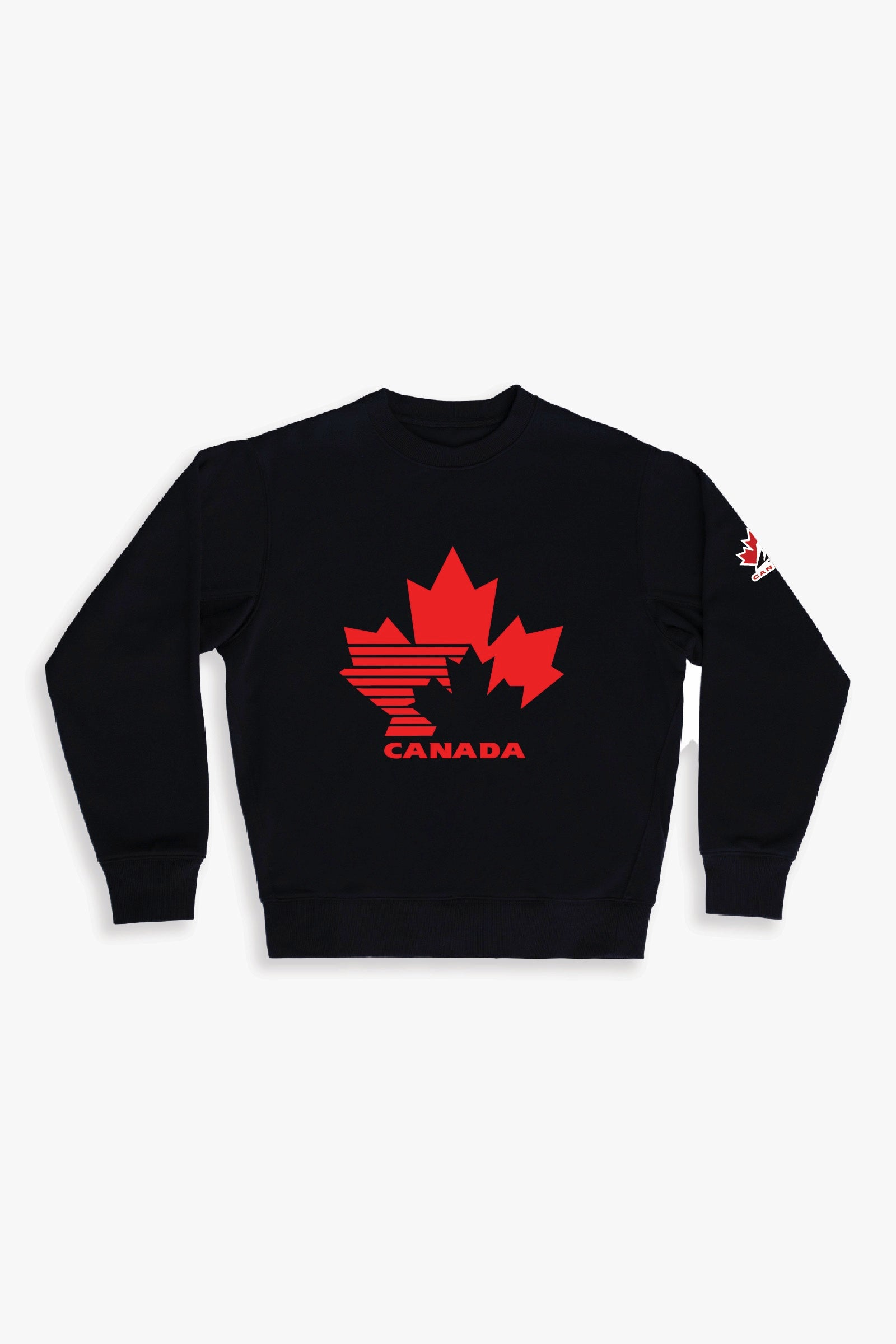 Official Hockey Canada Adult Unisex Black Crewneck Sweatshirt with 1994 Logo