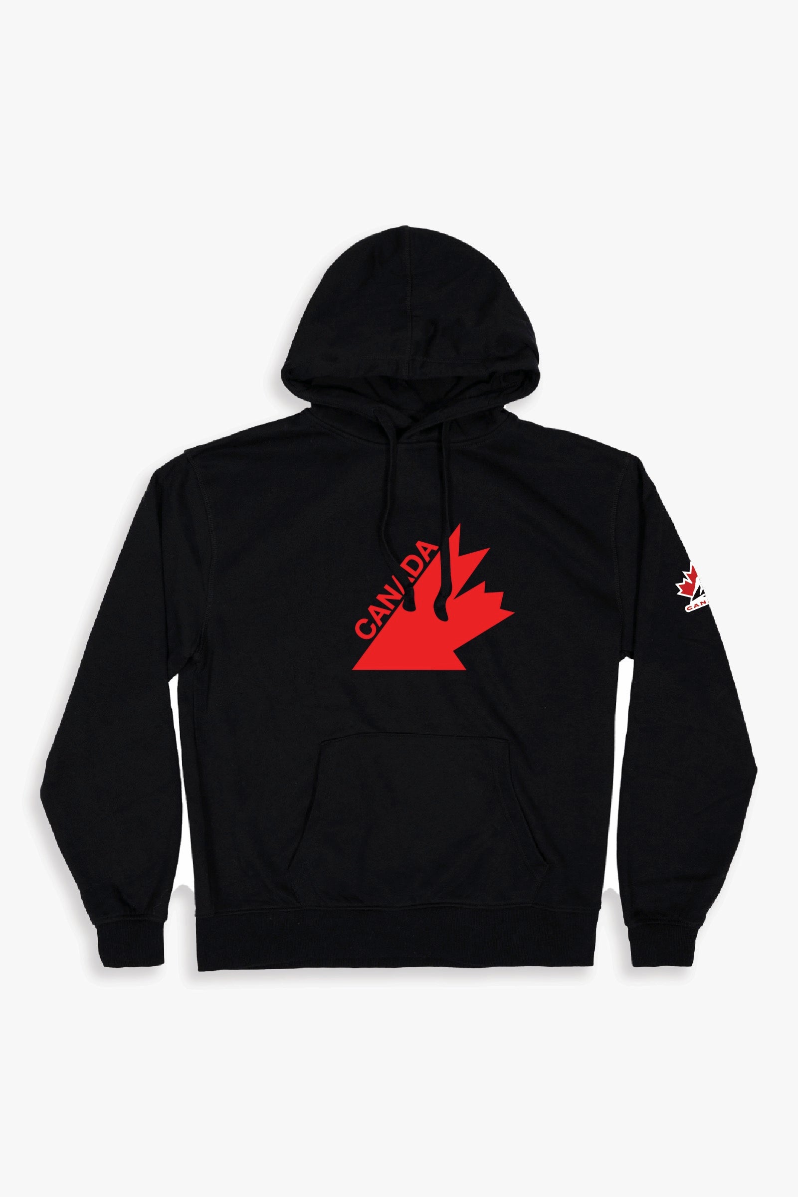 Official Hockey Canada Adult Unisex Black Hoodie with 1976/1987 Logo