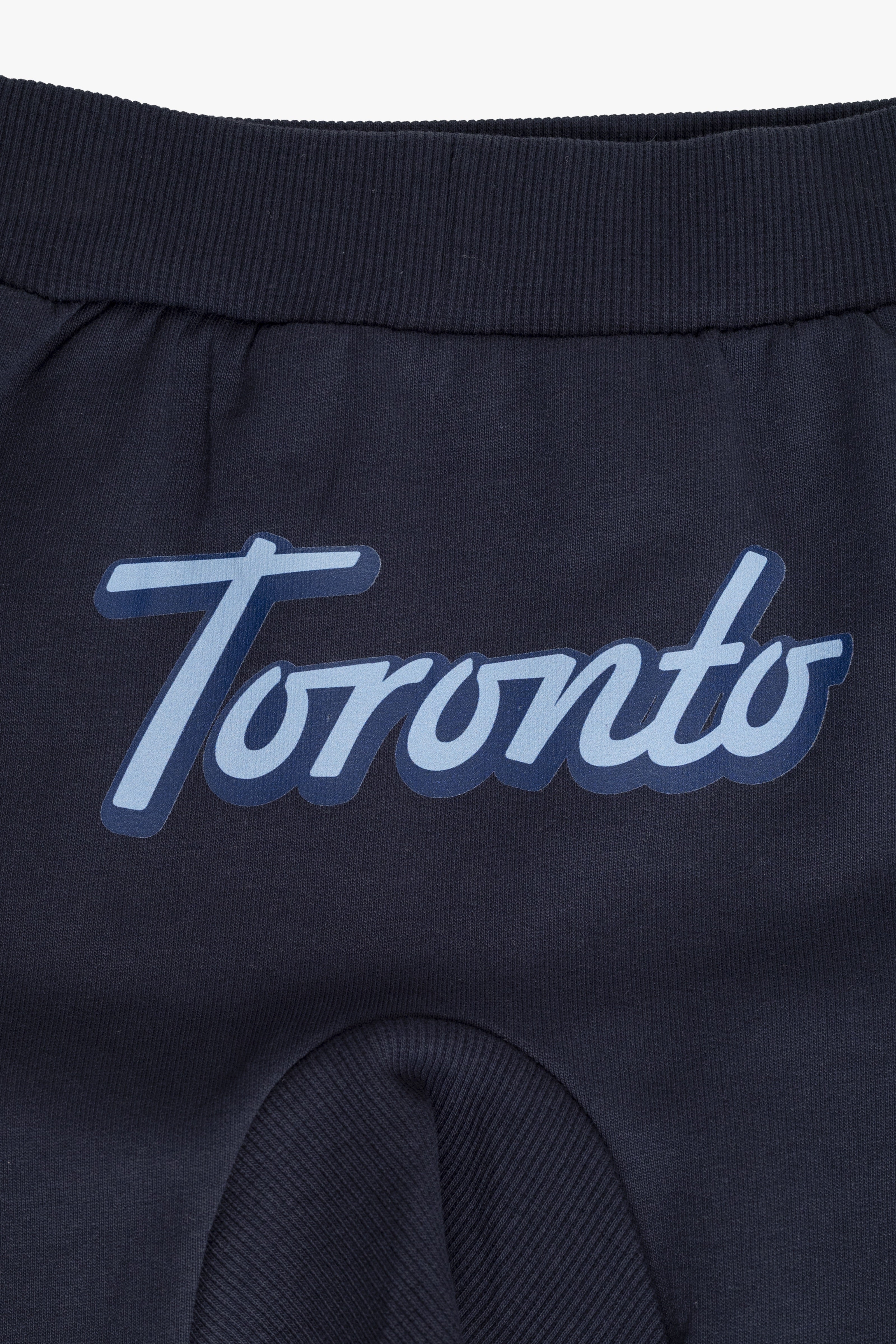 Toronto Blue Jays Baby Outfit 2-Piece Set, White T-Shirt & Navy French Terry Pants for Boys & Girls, Sizes 6M-4T