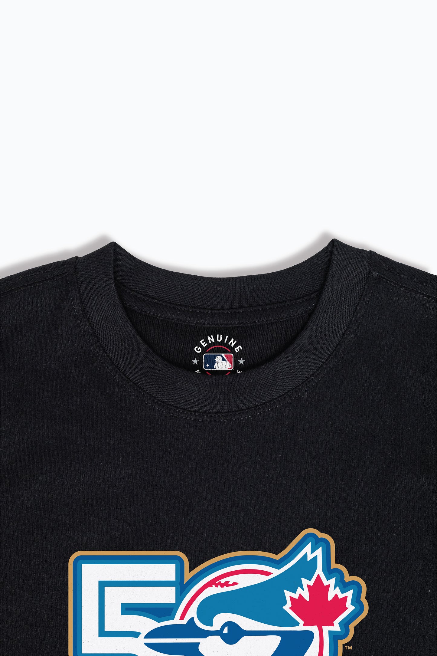 50th Anniversary Toronto Blue Jays Baby/Toddler T-Shirt, Soft Cloud Wash Combed Cotton, 6M-4T