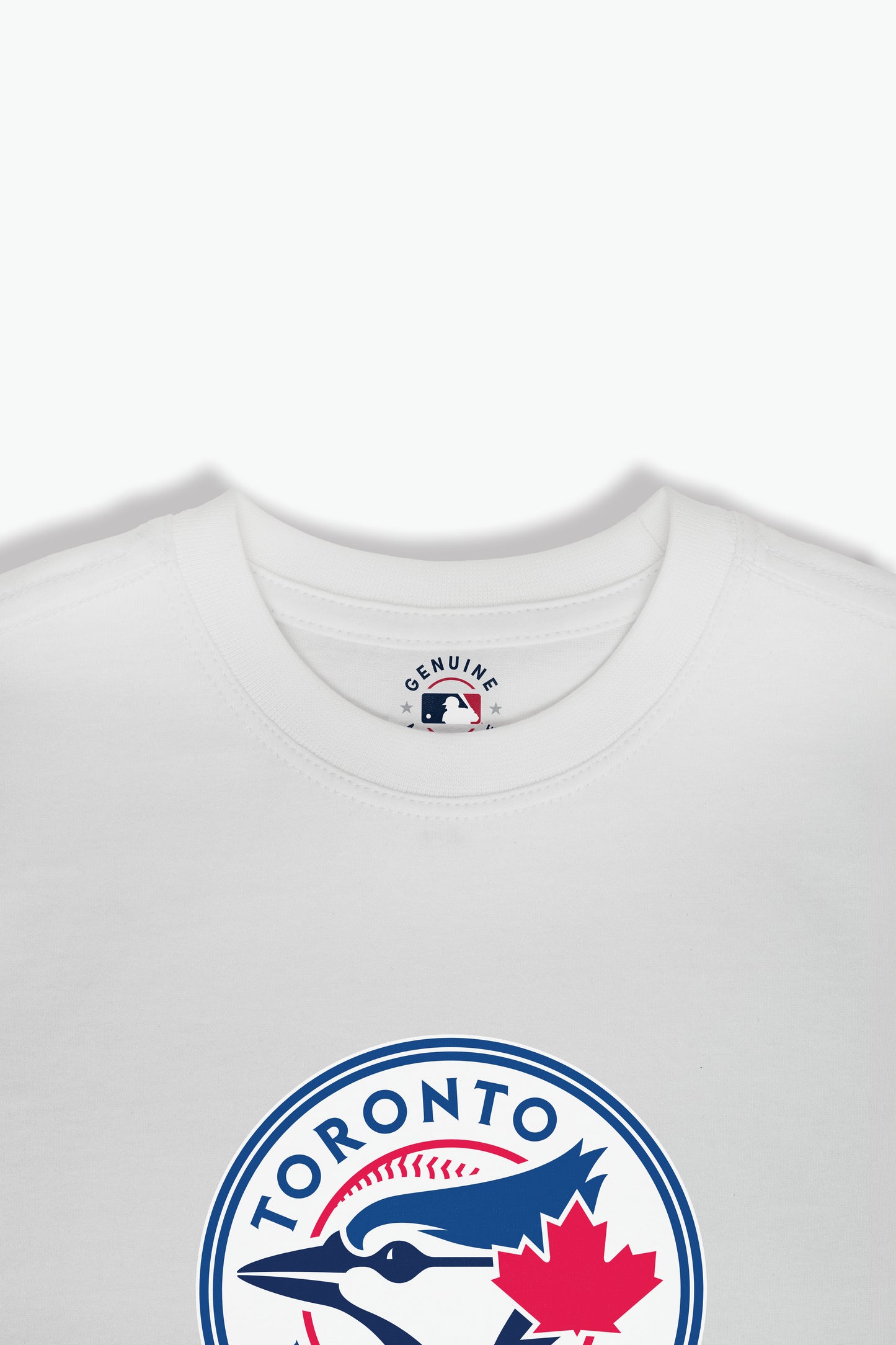 Toronto Blue Jays Kids White T-Shirt MLB Youth Tee, Soft Combed Cotton, Boys & Girls S-XL