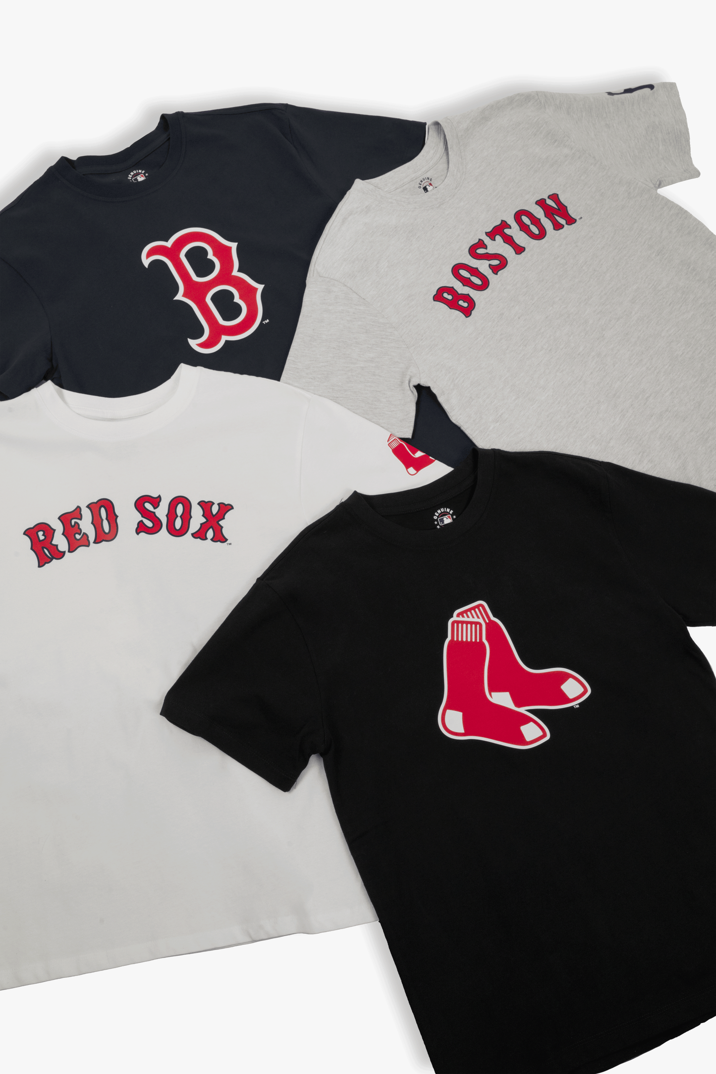 MLB Boston Red Sox Adult Cloud Black T-Shirt, 100% Cotton Tee, Men Women XS-2XL