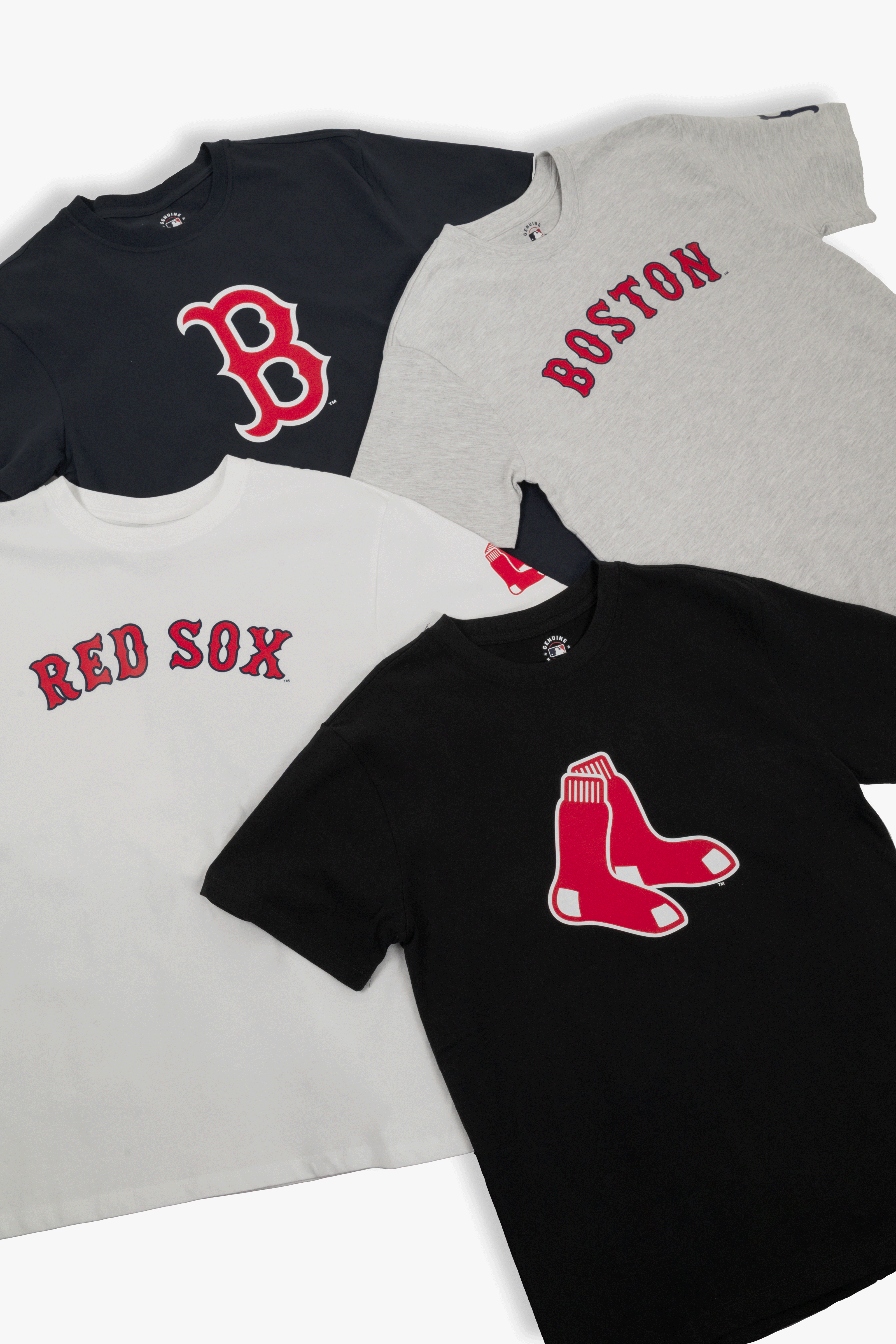 MLB Boston Red Sox Adult Cloud White T-Shirt, 100% Cotton Tee, Men Women XS-2XL