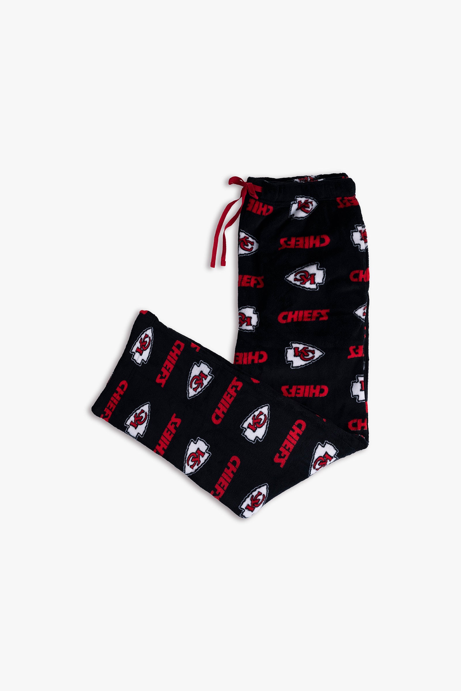 NFL Kansas City Chiefs Men's Softie Coral Fleece Pajama Lounge Pants