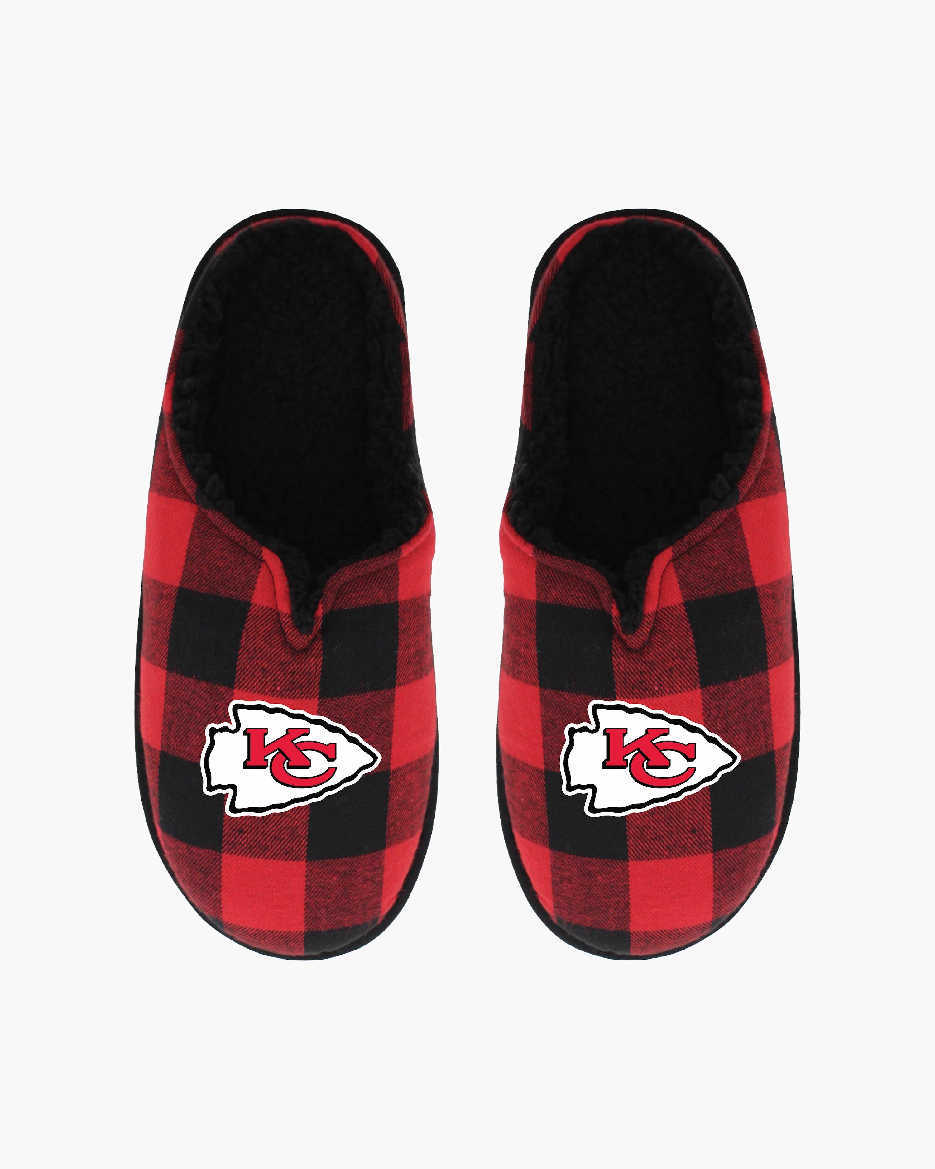 Buffalo plaid slippers on sale