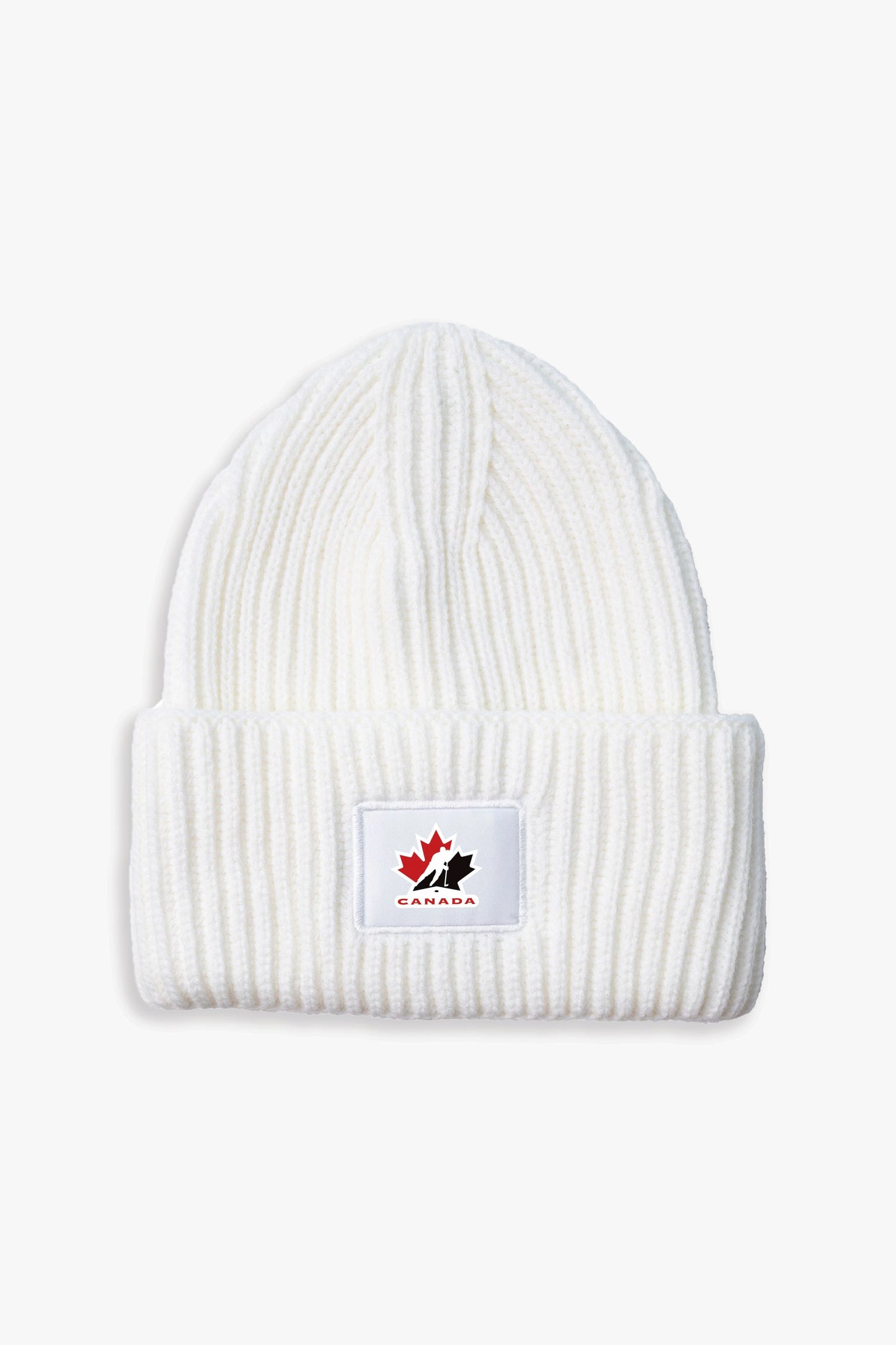 Hockey Canada Adult Oversized Triple Cuff Patch Beanie Toque with Printed Current Logo