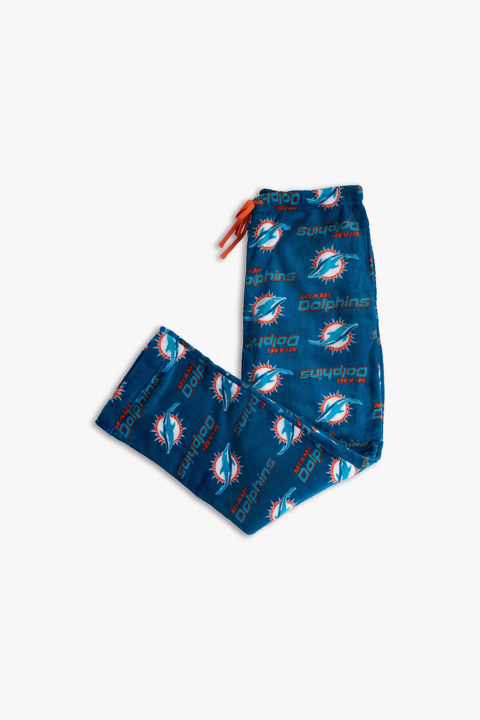 NFL Miami Dolphins Men's Softie Coral Fleece Pajama Lounge Pants