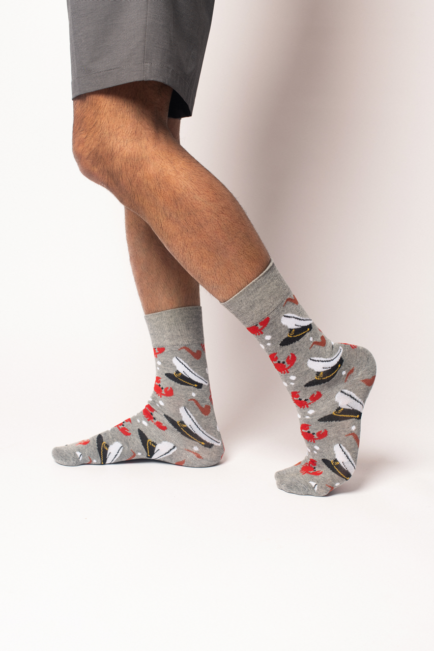 Men's 3-Pack Nautical Dress Socks
