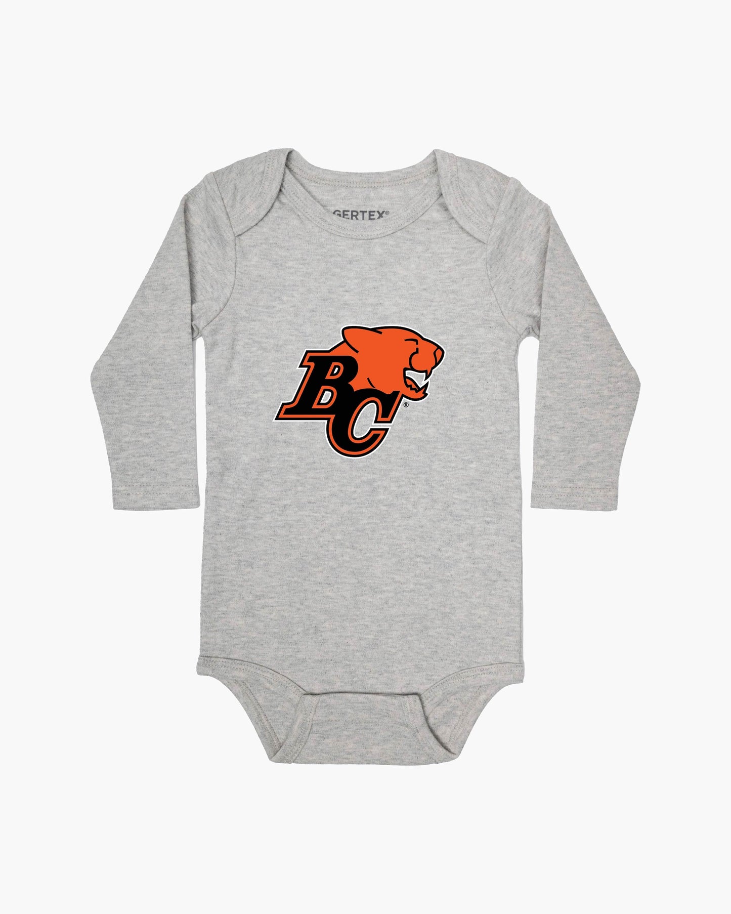 CFL Team Grey Organic Baby Long Sleeve Bodysuit