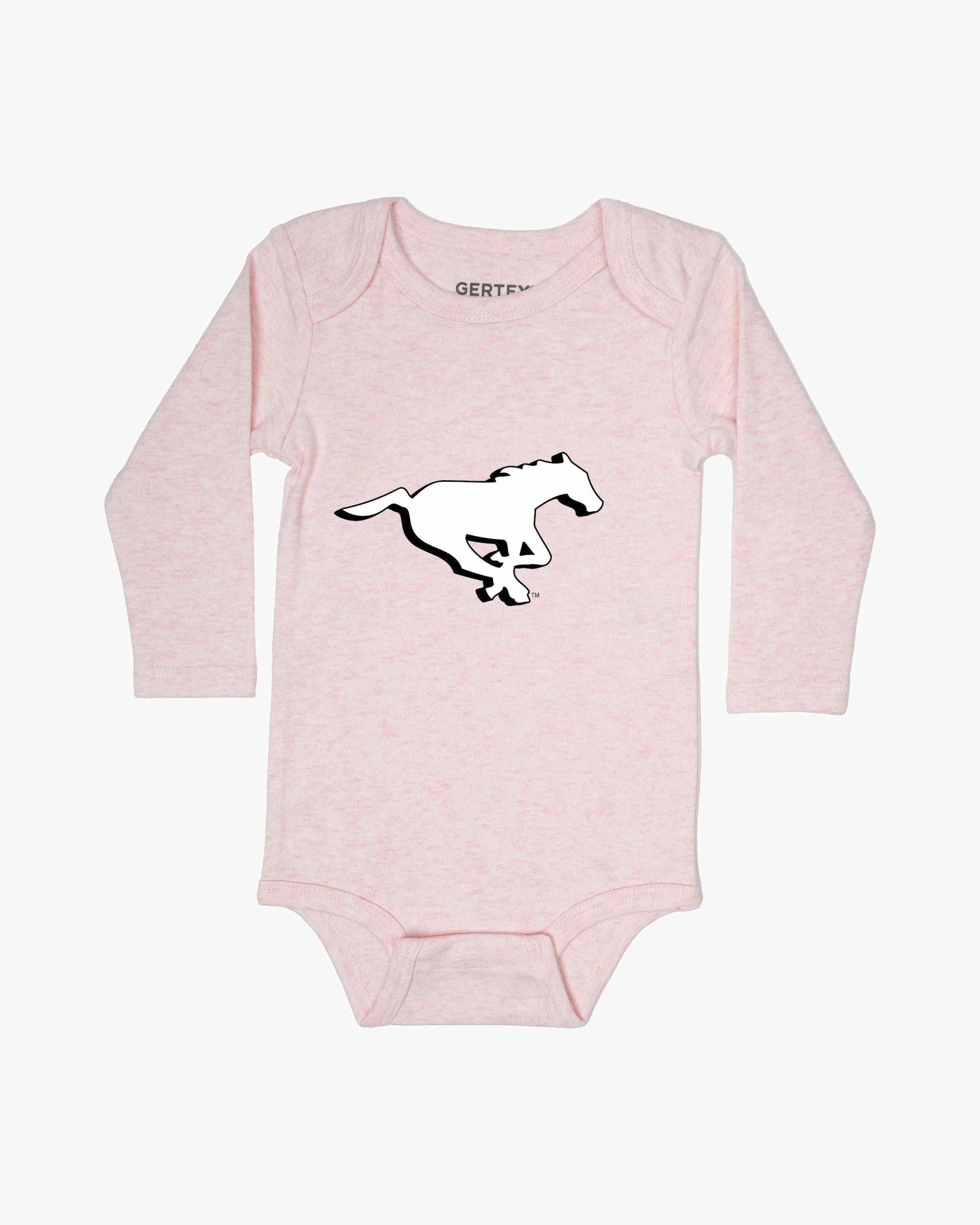 CFL Team Pink Organic Baby Long Sleeve Bodysuit