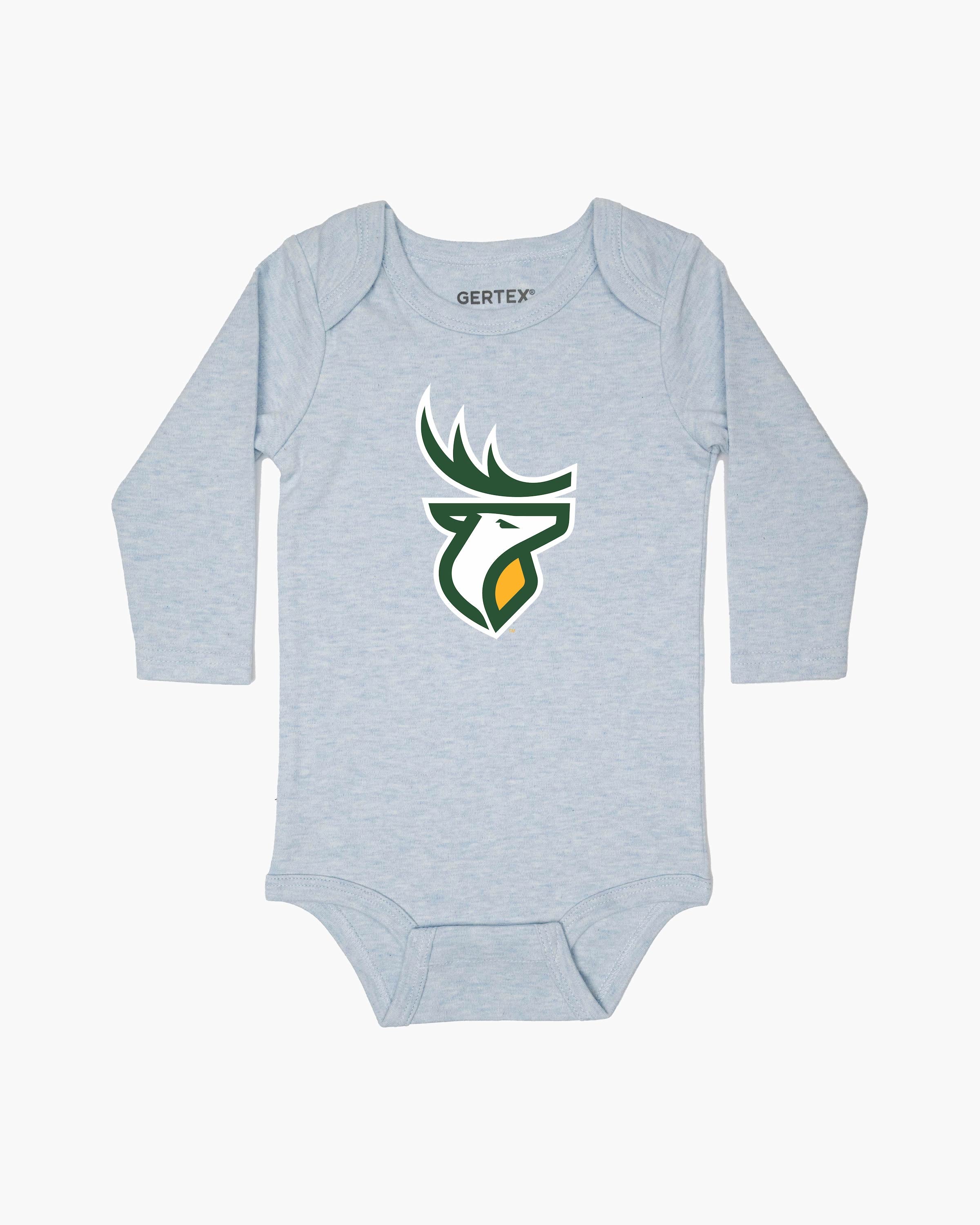 CFL Team Baby Blue Organic Baby Long Sleeve Bodysuit