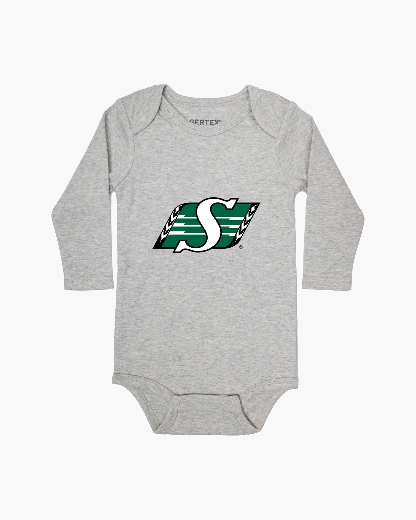 CFL Team Grey Organic Baby Long Sleeve Bodysuit