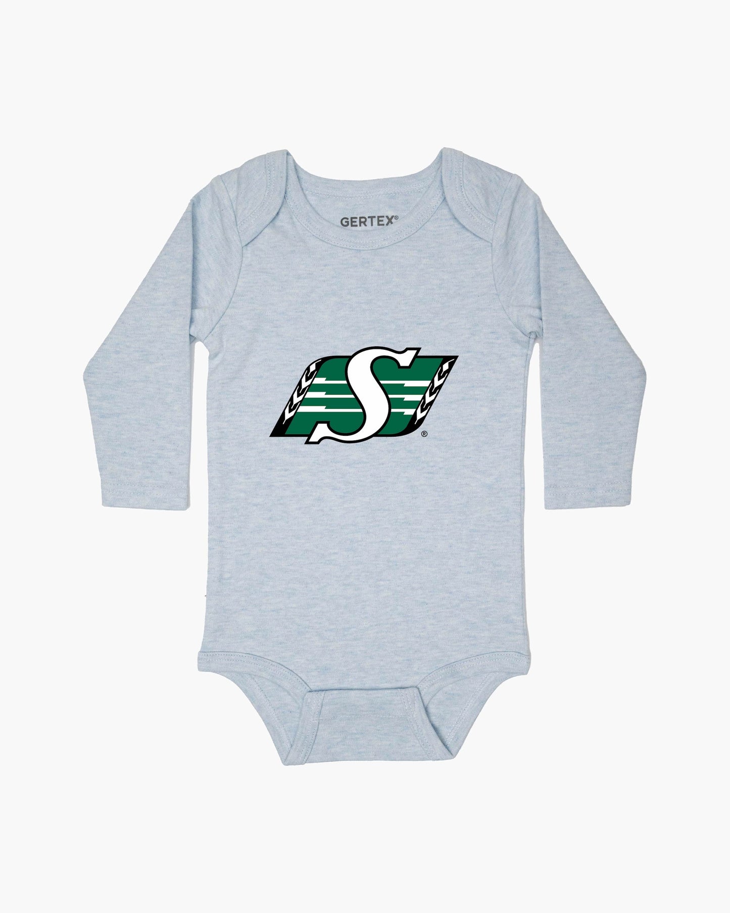 CFL Team Baby Blue Organic Baby Long Sleeve Bodysuit