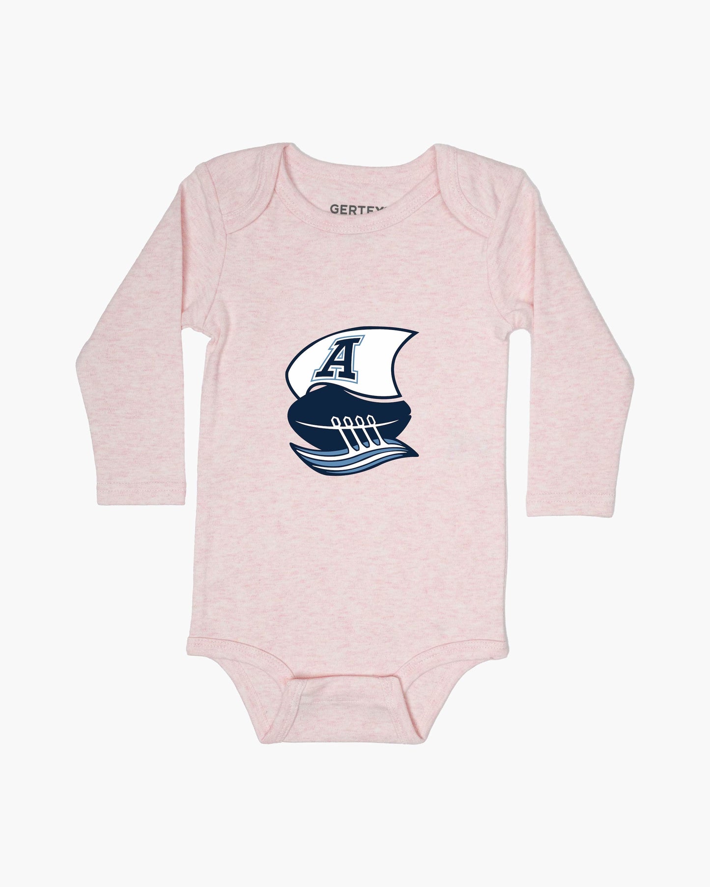 CFL Team Pink Organic Baby Long Sleeve Bodysuit