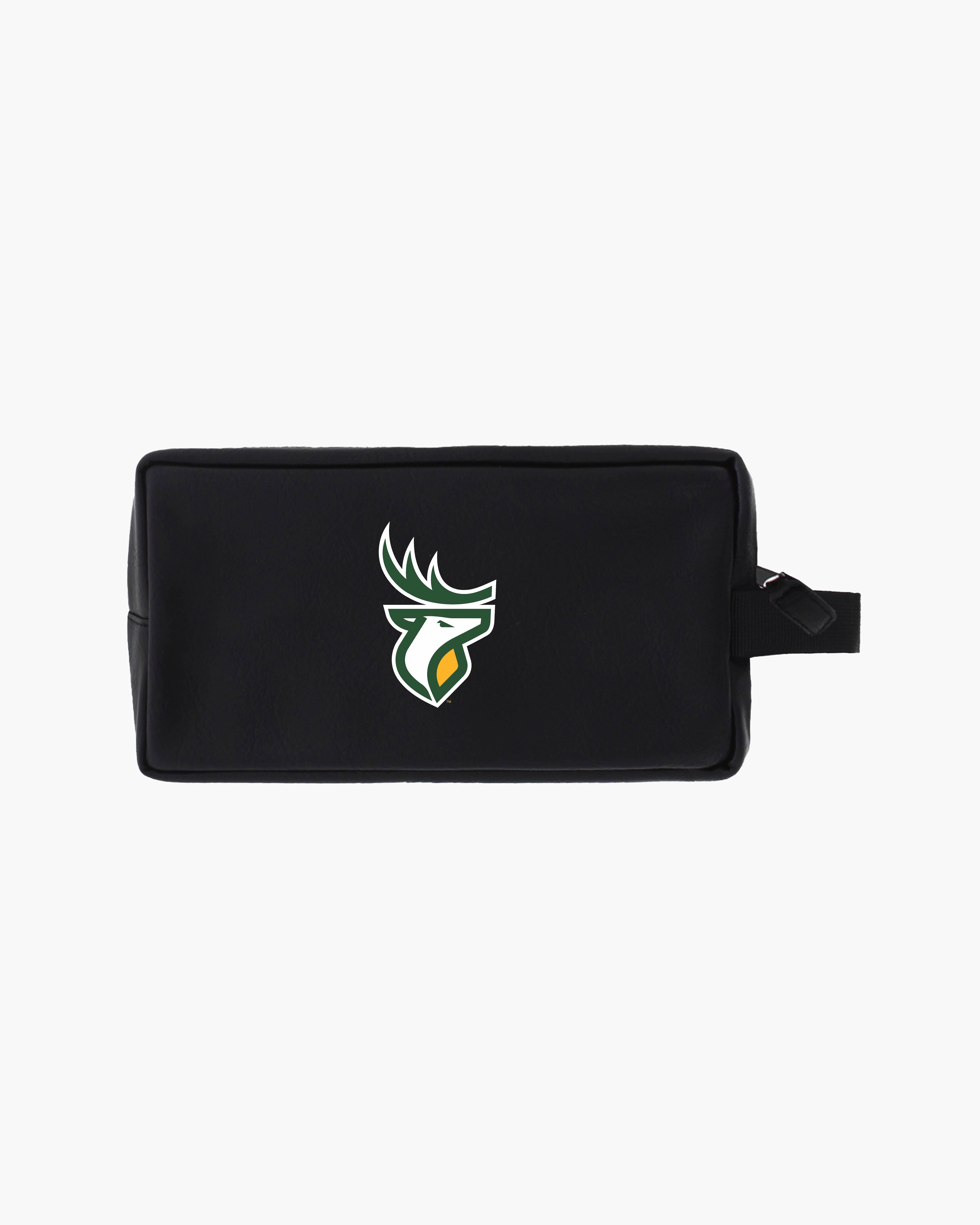 CFL Team Black Faux Leather Toiletry Bag with Handle