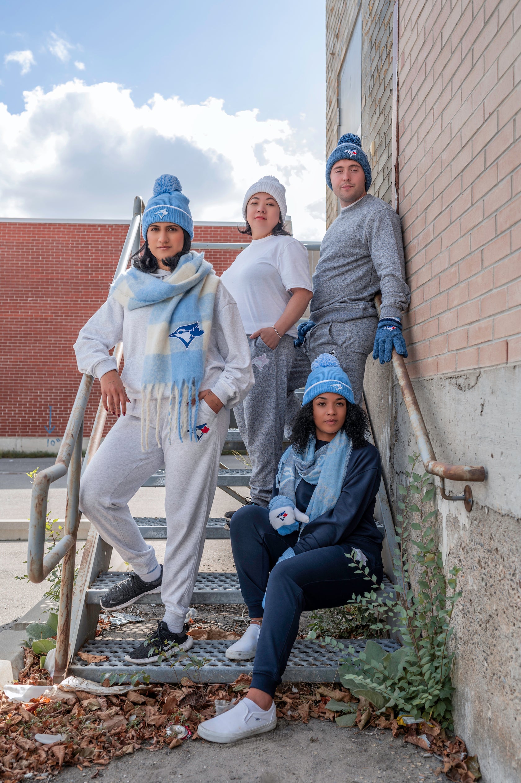 MLB Toronto Blue Jays Powder Blue Ladies Thermal Mittens