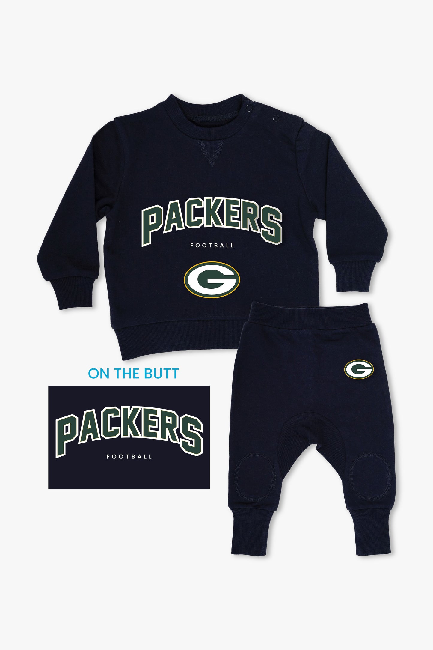 NFL Baby 2-Piece Navy French Terry Cotton Set