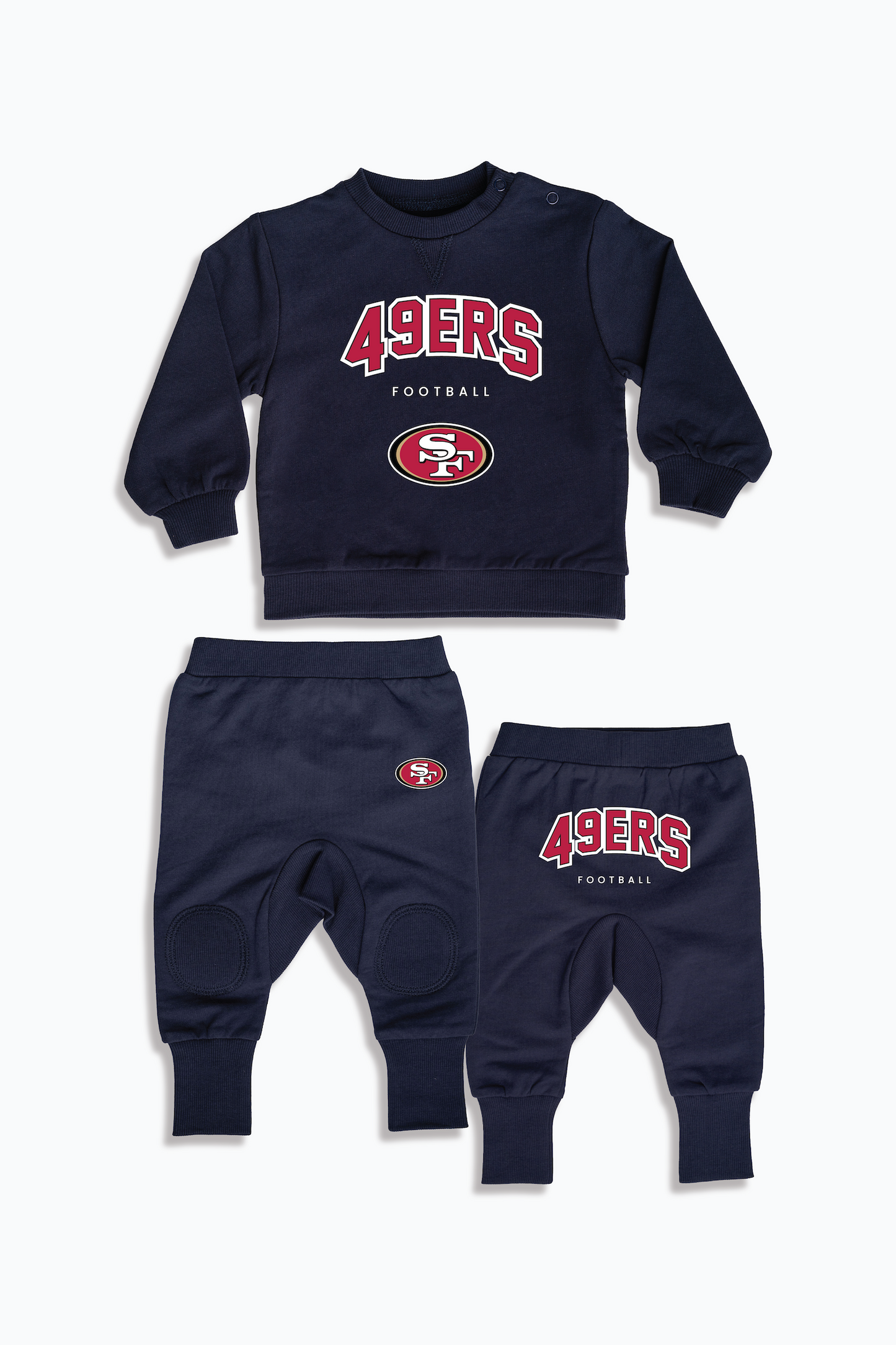 NFL Baby 2-Piece Navy, Organic Cotton, French Terry Set