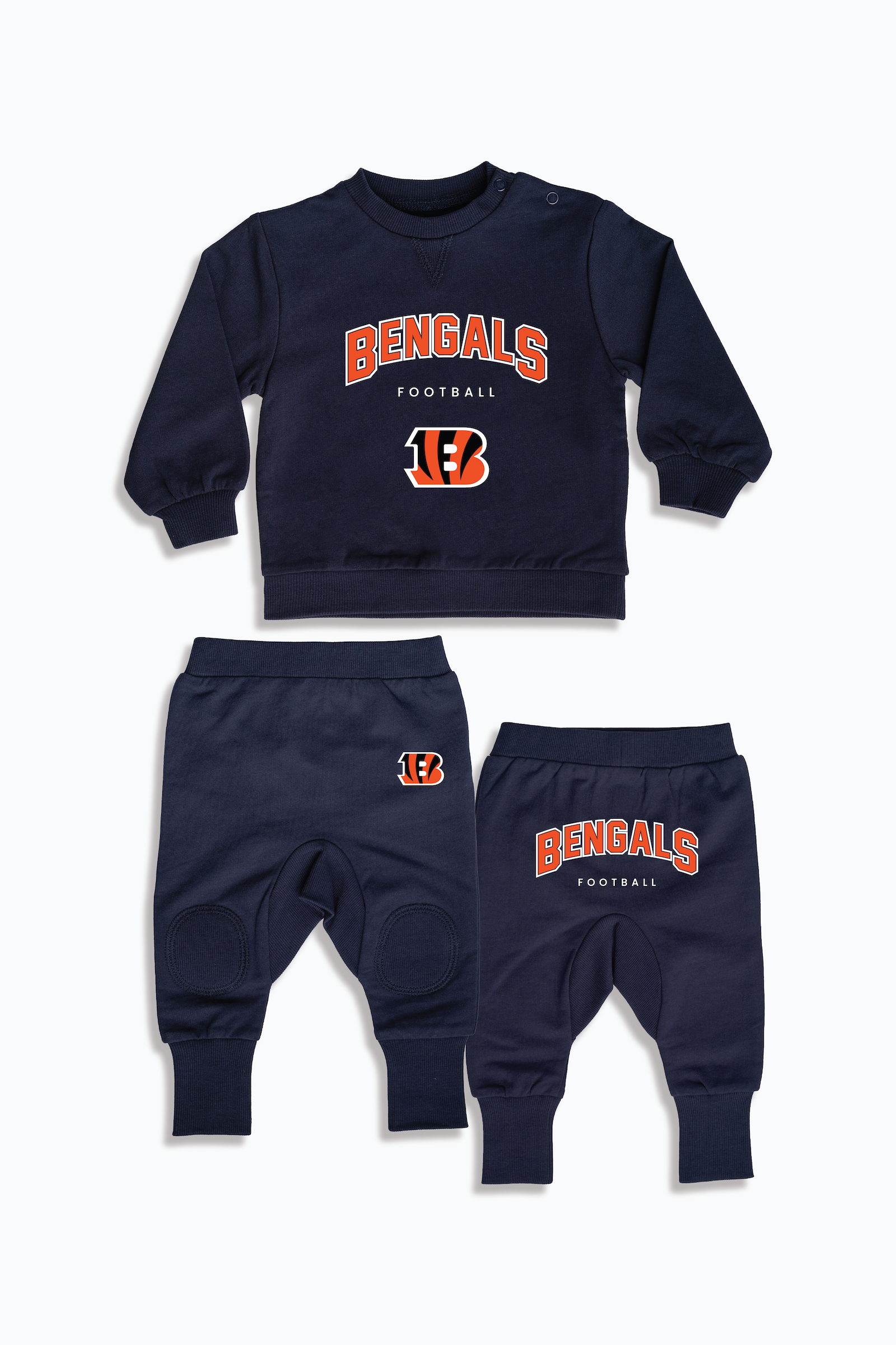 NFL Baby 2-Piece Navy, Organic Cotton, French Terry Set