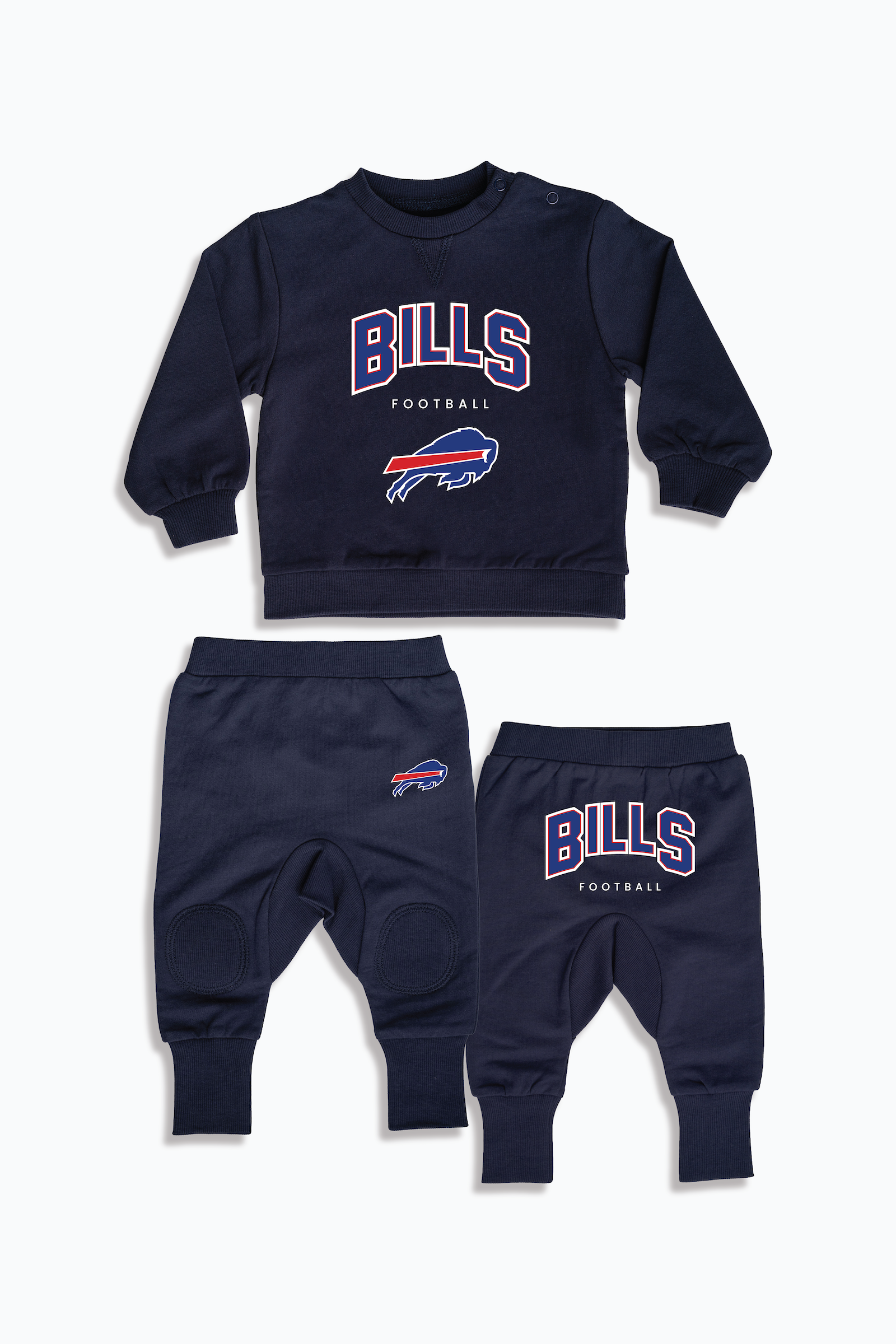 NFL Baby 2-Piece Navy, Organic Cotton, French Terry Set