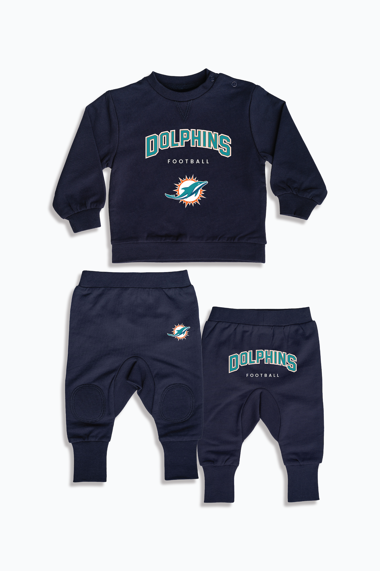 NFL Baby 2-Piece Navy, Organic Cotton, French Terry Set
