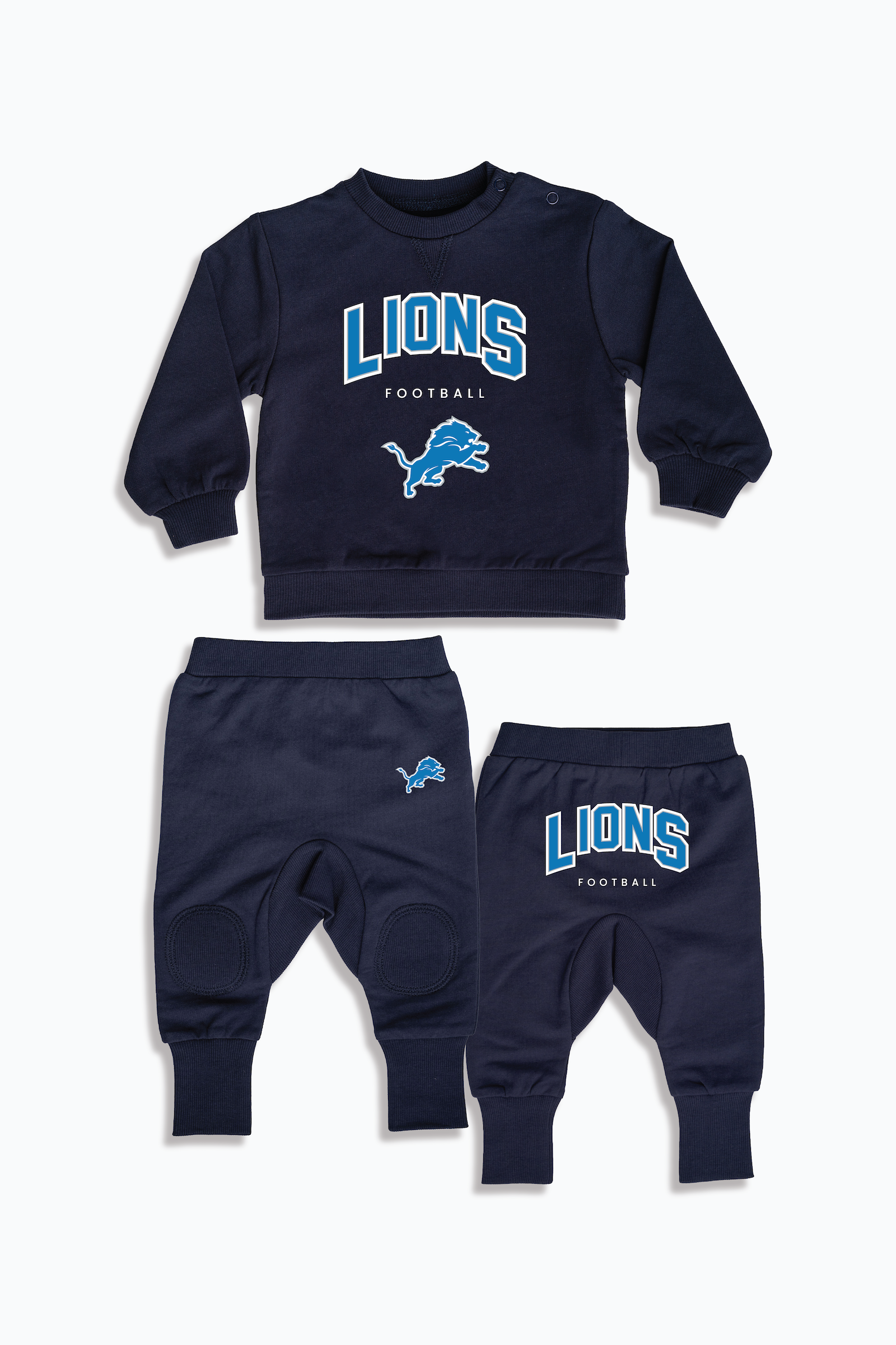 NFL Baby 2-Piece Navy, Organic Cotton, French Terry Set