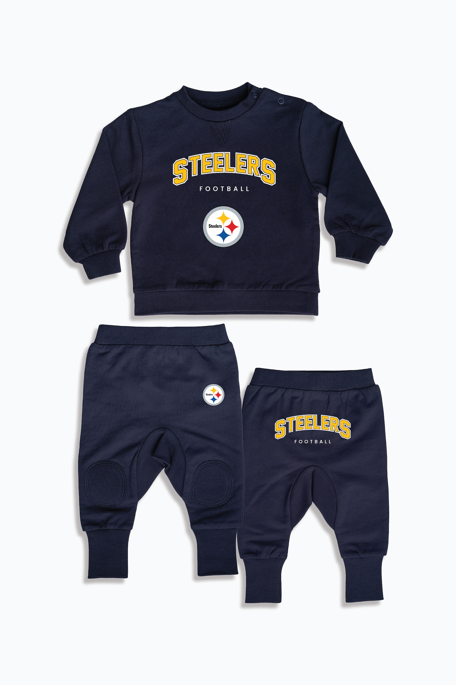 NFL Baby 2-Piece Navy, Organic Cotton, French Terry Set