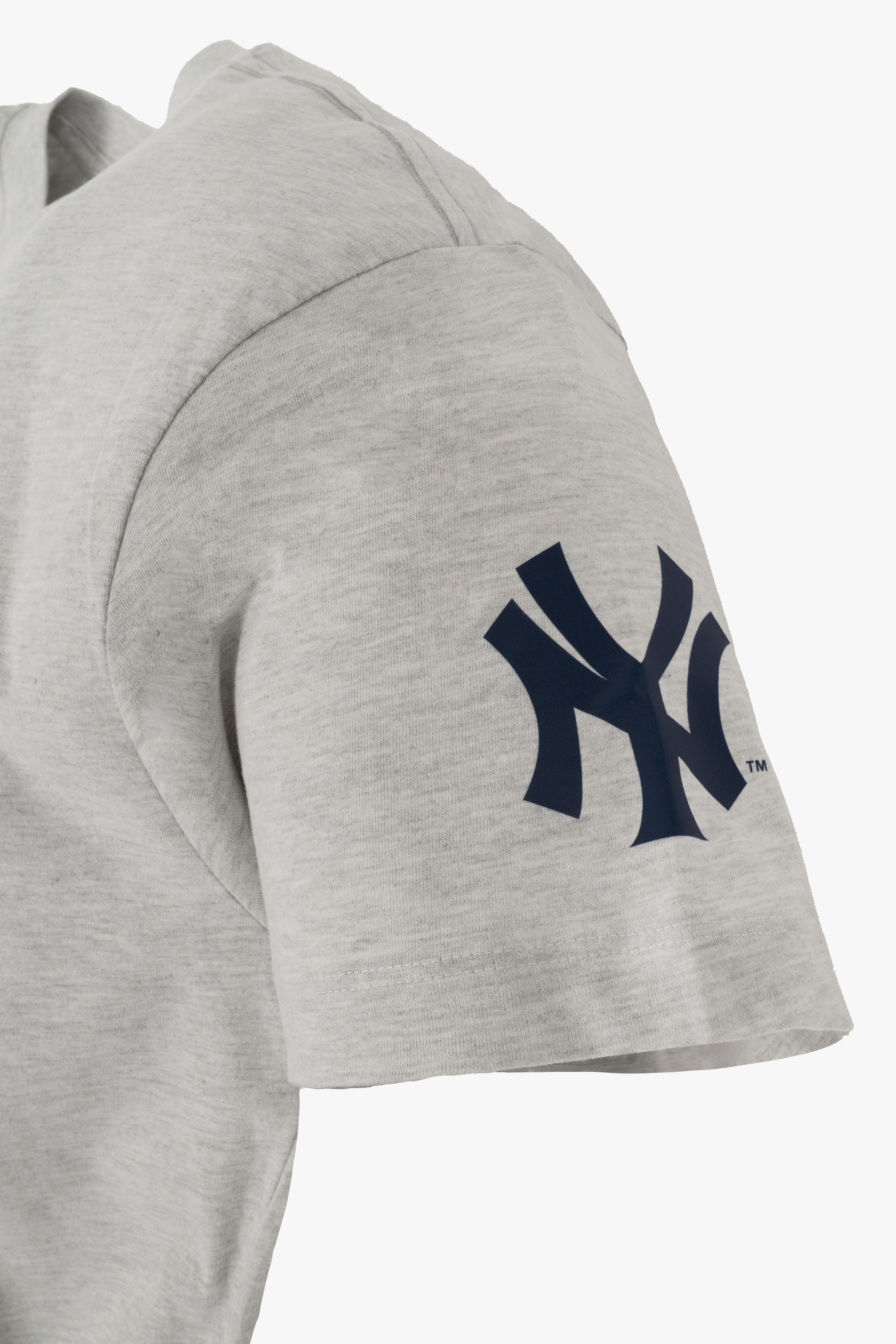 MLB New York Yankees Adult Cloud Heather Grey T-Shirt, 100% Cotton Tee, Men Women XS-2XL