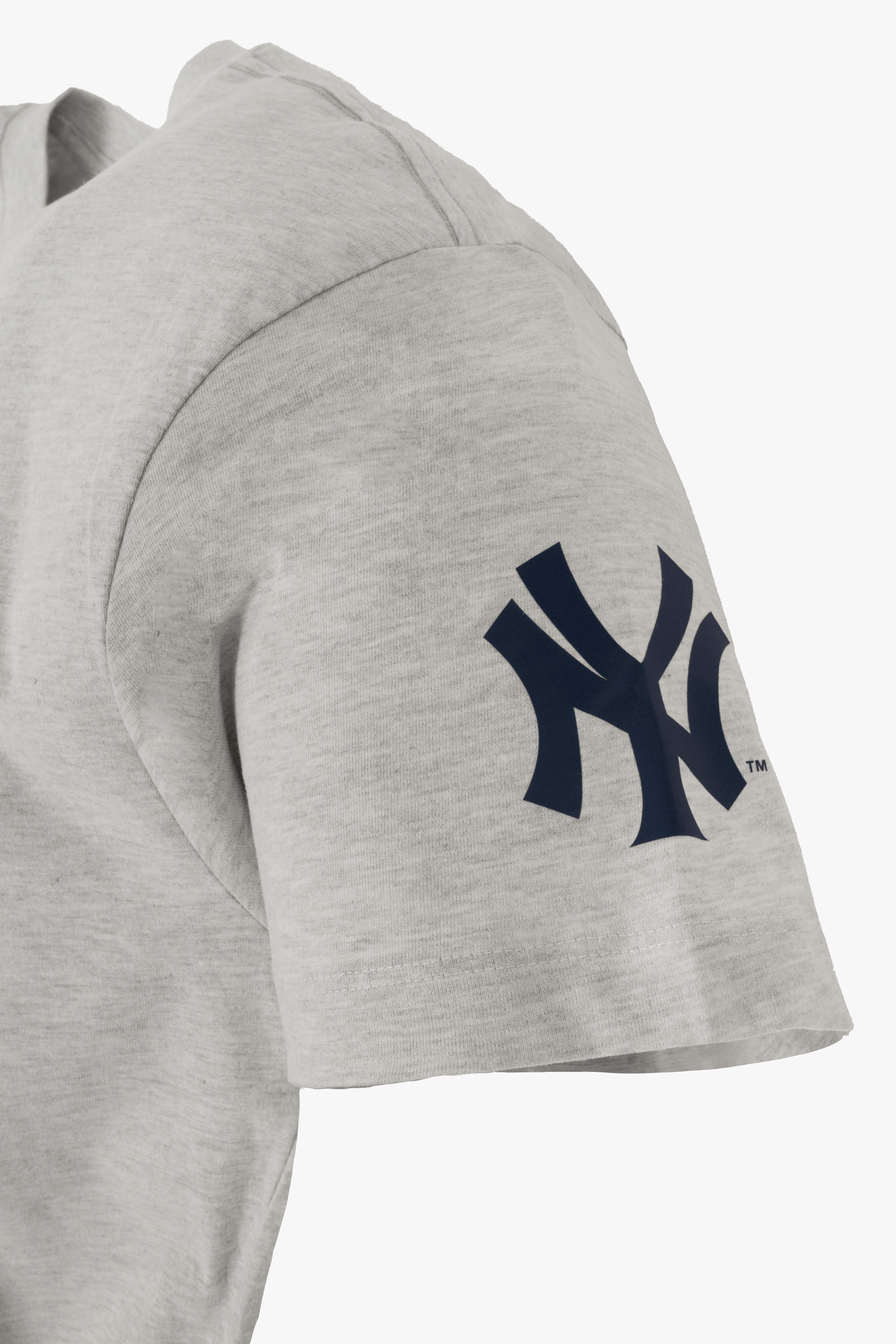 MLB New York Yankees Adult Cloud Heather Grey T-Shirt, 100% Cotton Tee, Men Women XS-2XL