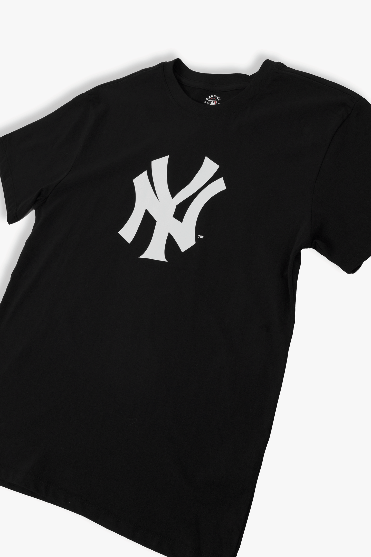 MLB New York Yankees Adult Cloud Black T-Shirt, 100% Cotton Tee, Men Women XS-2XL