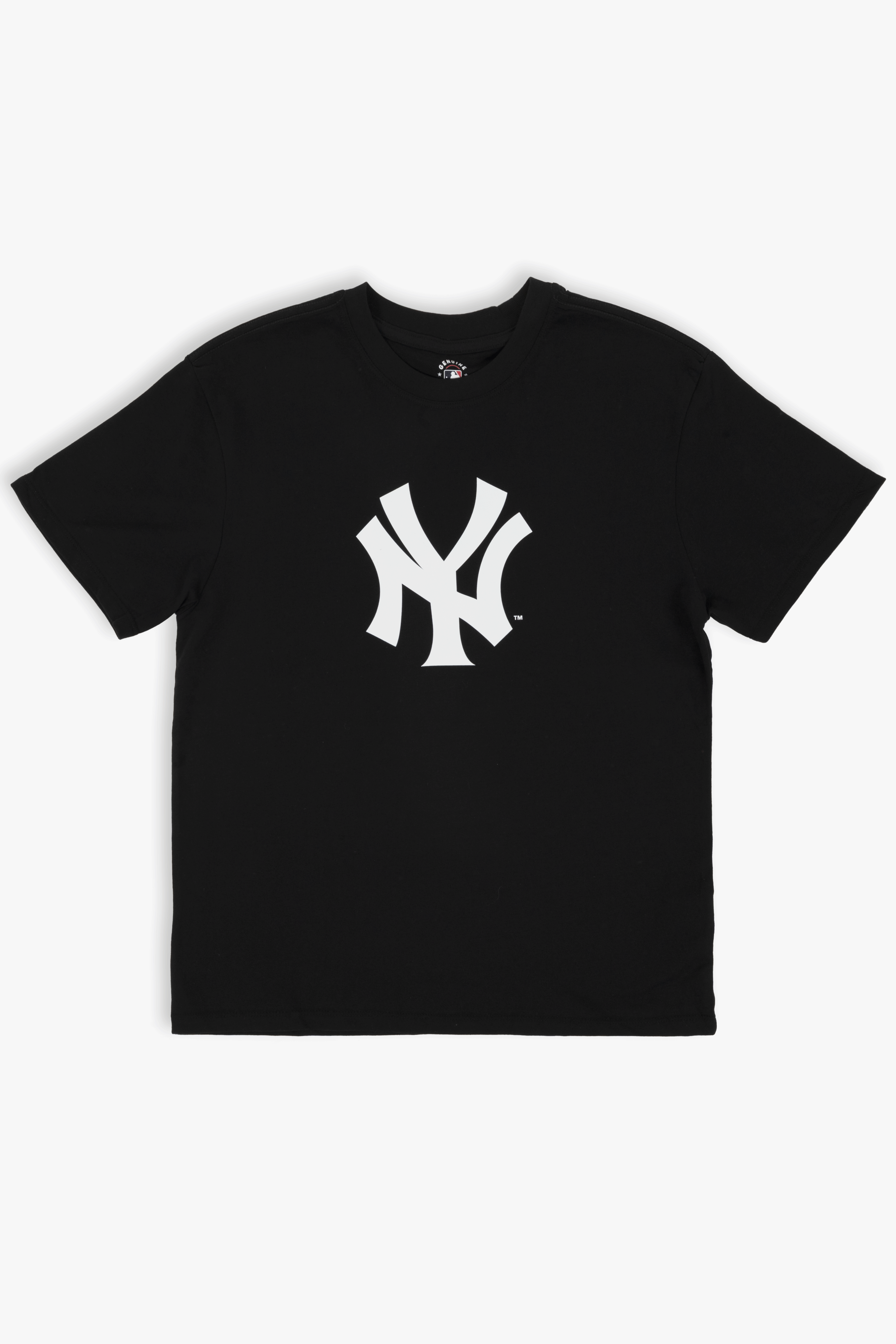 MLB New York Yankees Adult Cloud Black T-Shirt, 100% Cotton Tee, Men Women XS-2XL