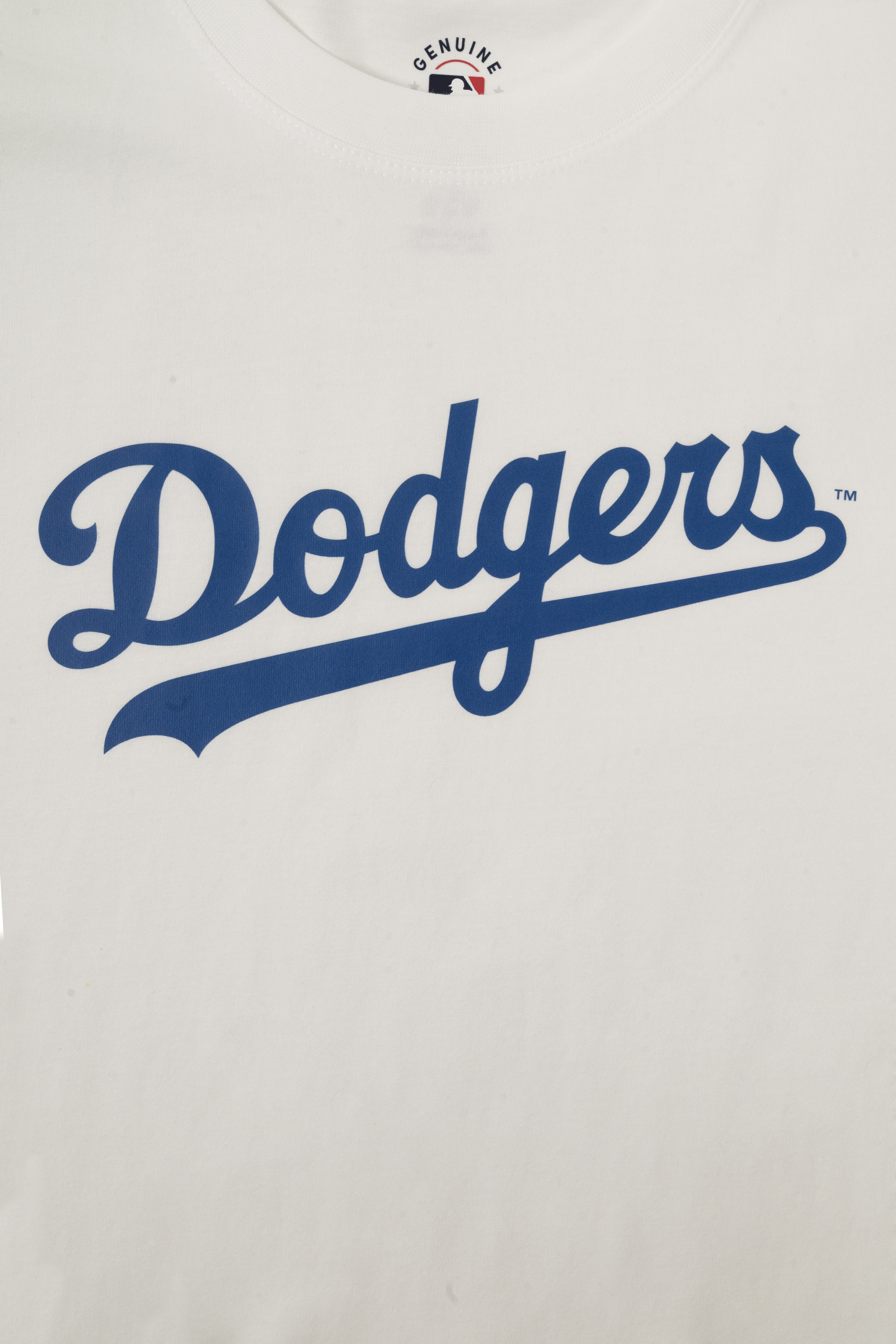 MLB Los Angeles Dodgers Adult Cloud White T-Shirt, 100% Cotton Tee, Men Women XS-2XL
