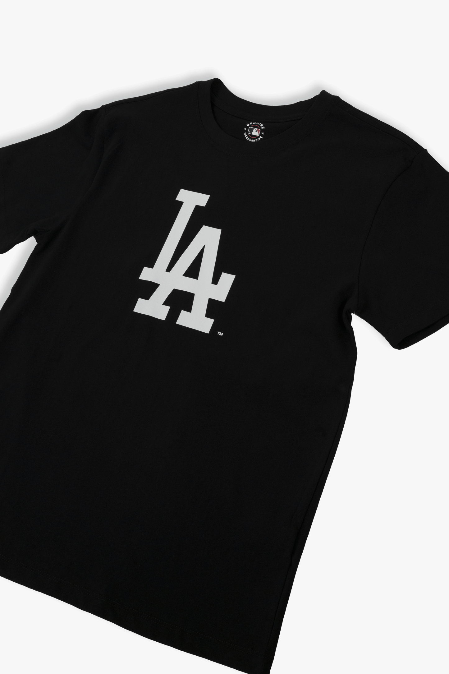 MLB Los Angeles Dodgers Adult Cloud Black T-Shirt, 100% Cotton Tee, Men Women XS-2XL