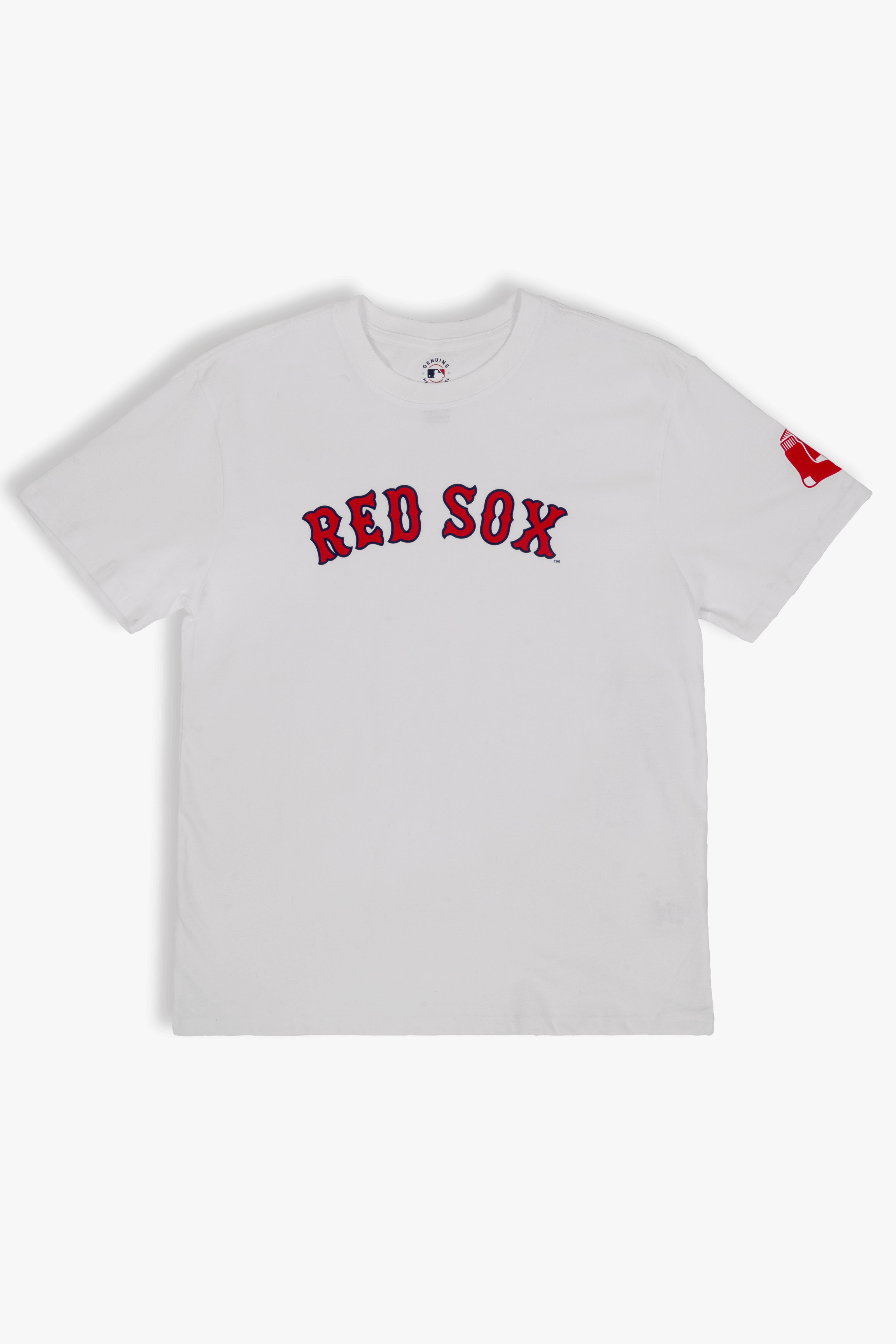 MLB Boston Red Sox Adult Cloud White T-Shirt, 100% Cotton Tee, Men Women XS-2XL