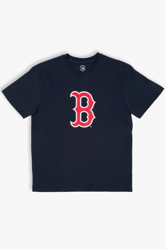 MLB Boston Red Sox Adult Cloud Navy T-Shirt, 100% Cotton Tee, Men Women XS-2XL