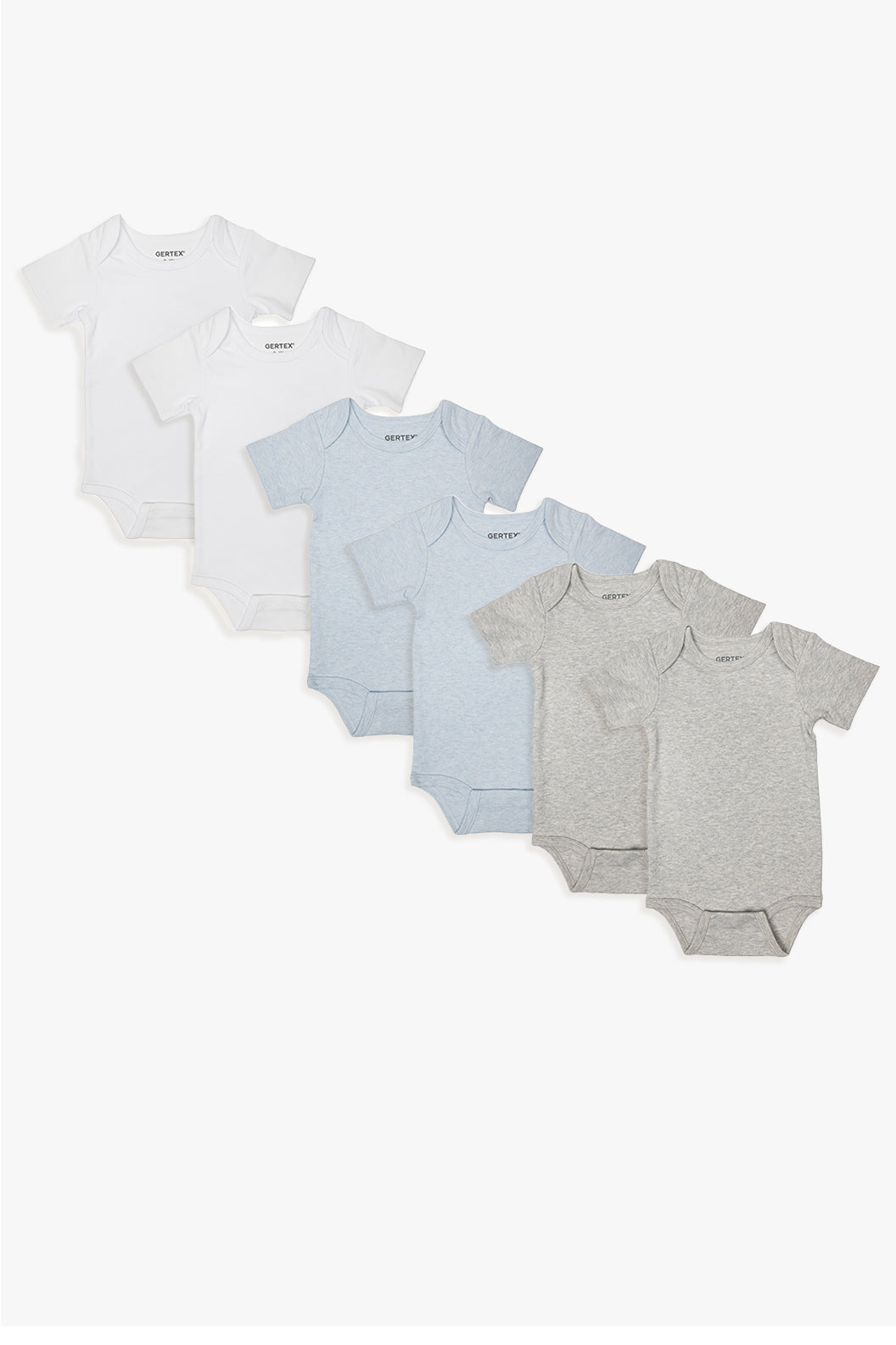 Gertex Organic Cotton Short Sleeve Bodysuit Bundle | Gertex