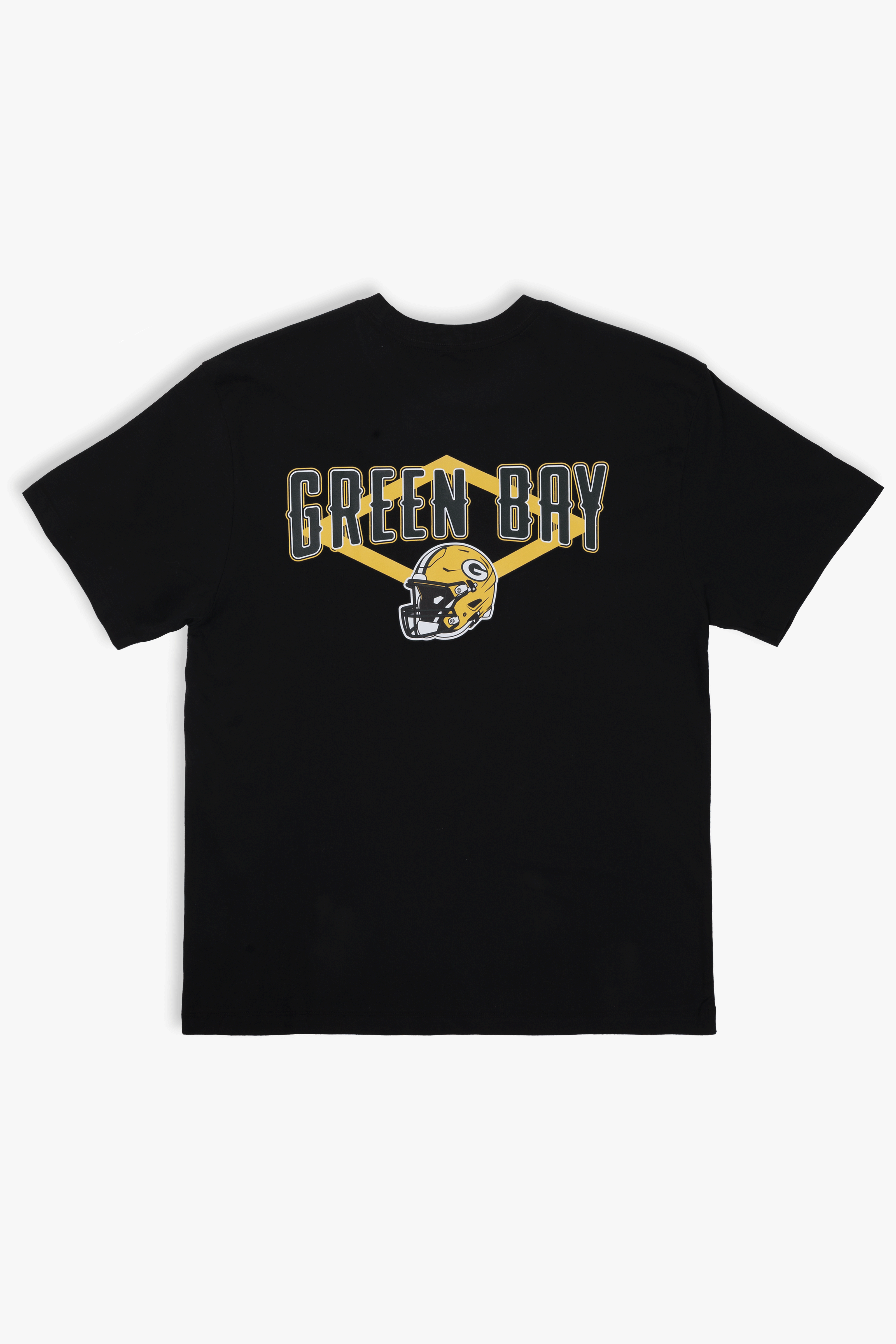 NFL Soft Cloud T-Shirt for Adults with Team Helmet, Front and Back, Black 100% Cotton, Relaxed Boxy Fit, XS-XXL