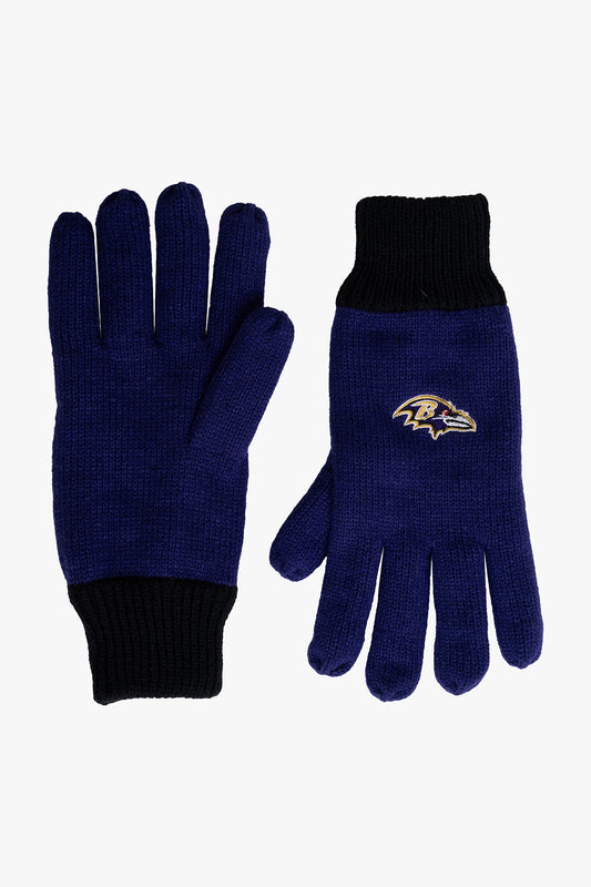 NFL Baltimore Ravens Men's Lined Winter Cold Weather Gloves
