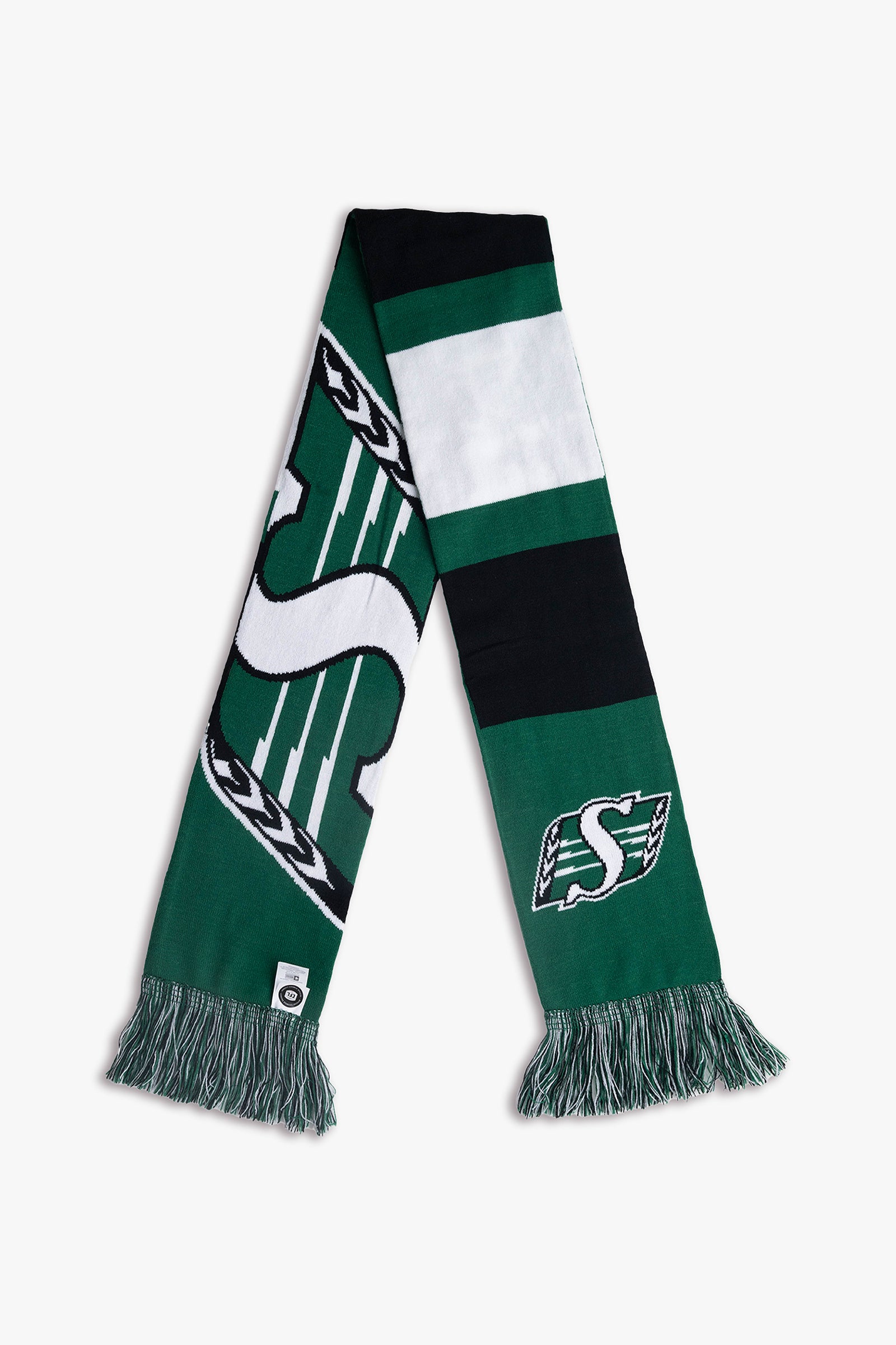 CFL Saskatchewan Roughriders Canadian Football League Adult Fan Scarf for Cold Weather | 150cm x 18cm