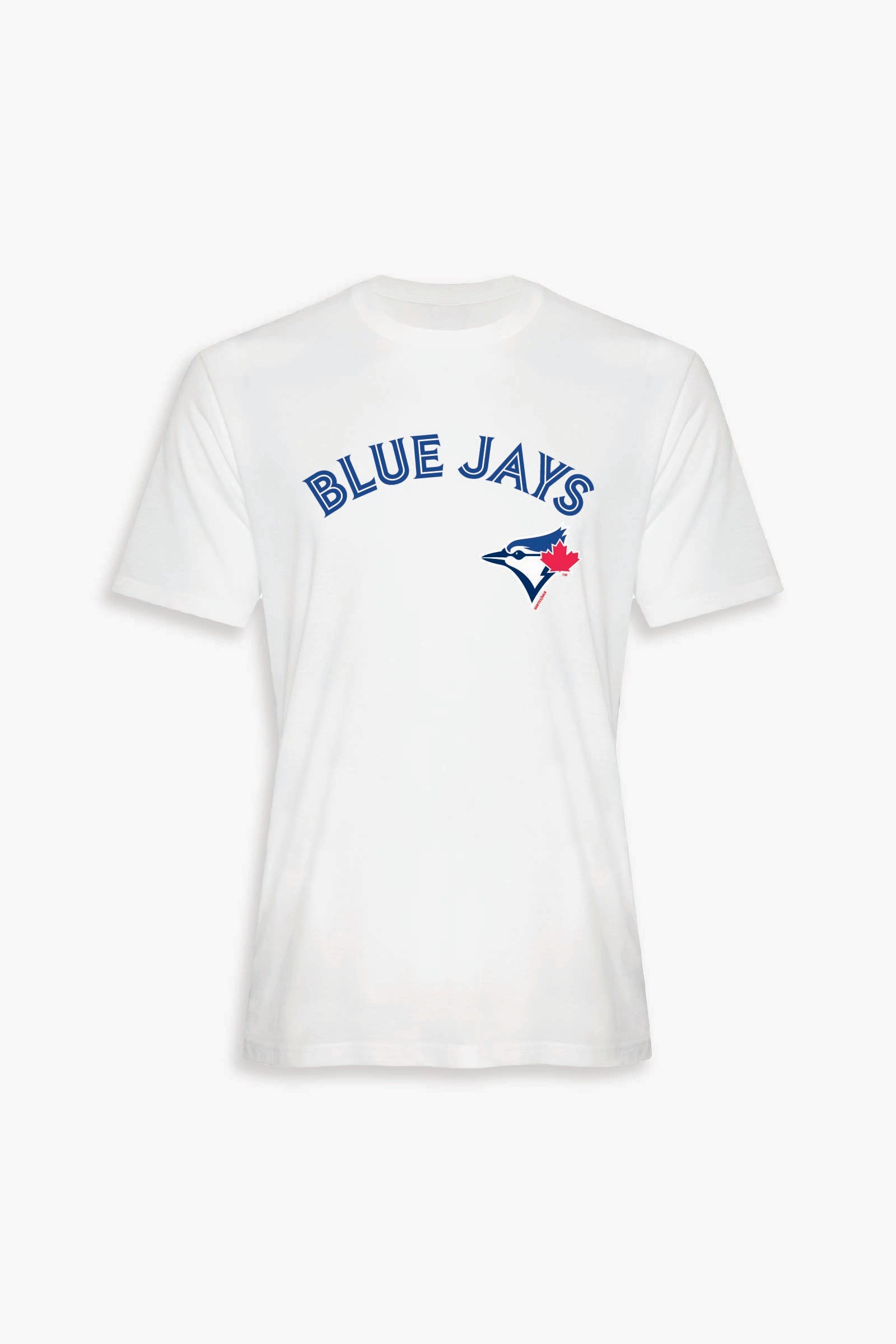 MLB Toronto Blue Jays Unisex White Cotton Fan T-Shirt with Several Logo Styles