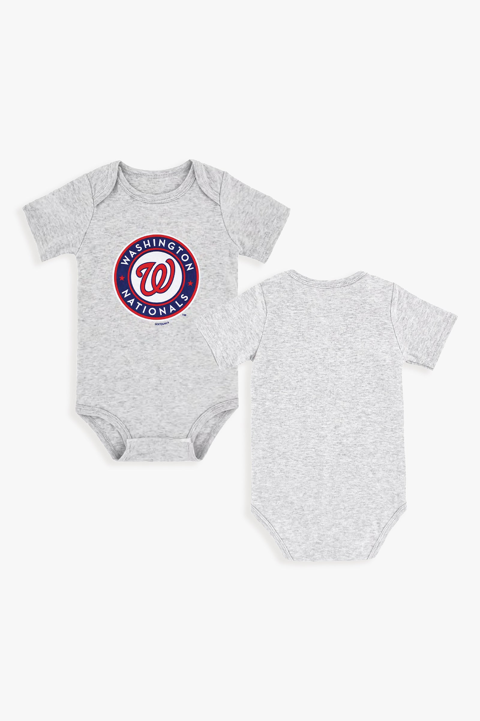 Gertex Customizable MLB Baby Onesie Bodysuit in Grey (6-9 Months)