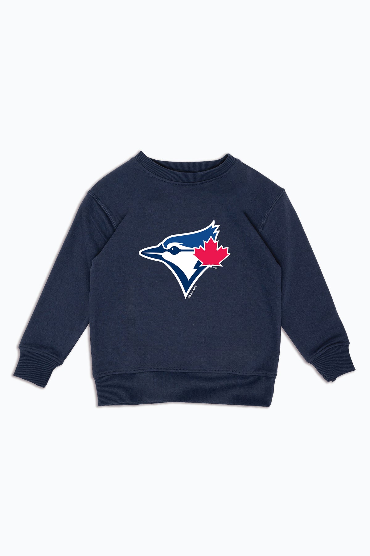 MLB Toronto Blue Jays Logo Navy Crewneck Sweatshirt for Kids, Youth Fleece Pullover | Licensed Fan Apparel for Junior Boys, Girls