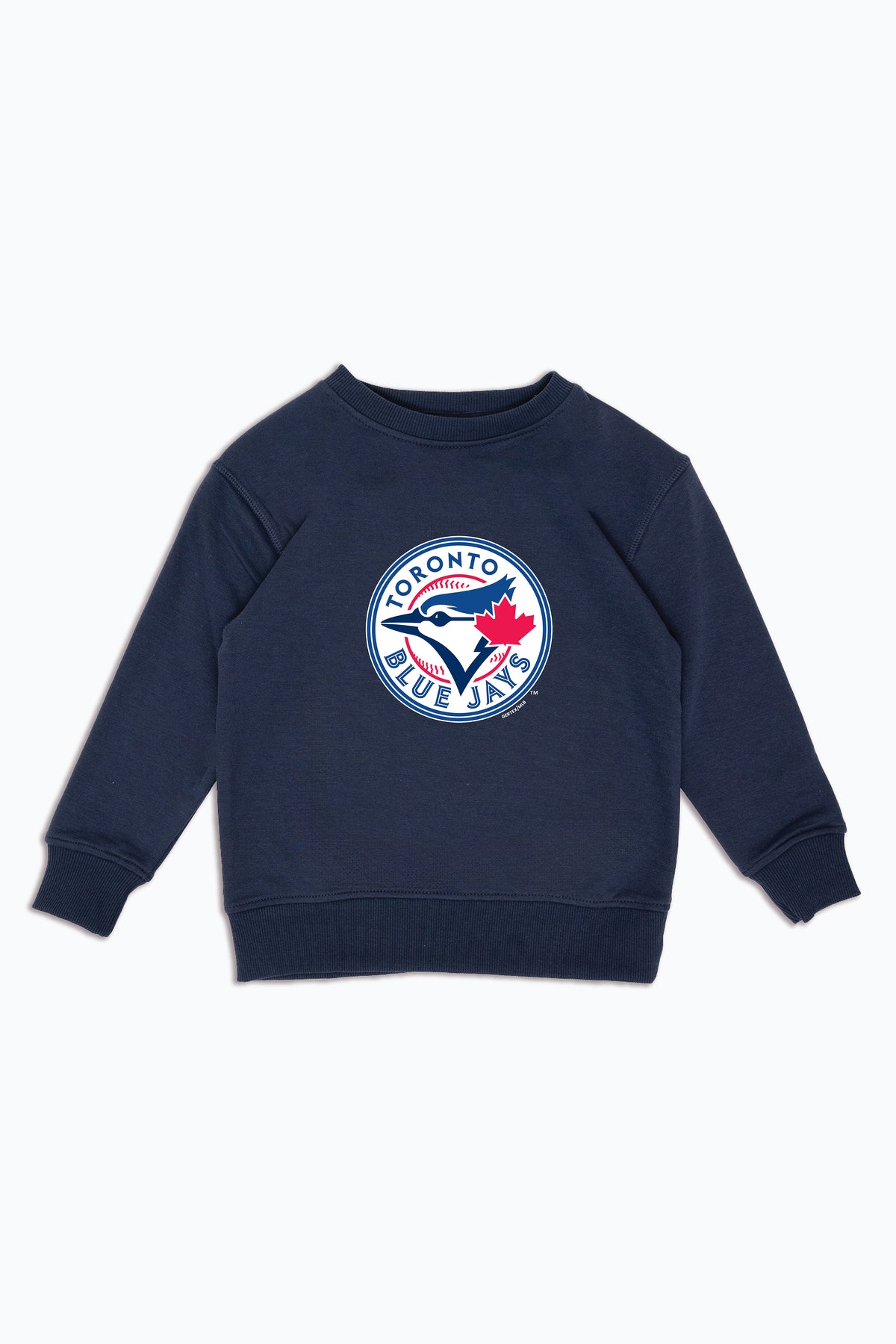 MLB Toronto Blue Jays Logo Navy Crewneck Sweatshirt for Kids, Youth Fleece Pullover | Licensed Fan Apparel for Junior Boys, Girls