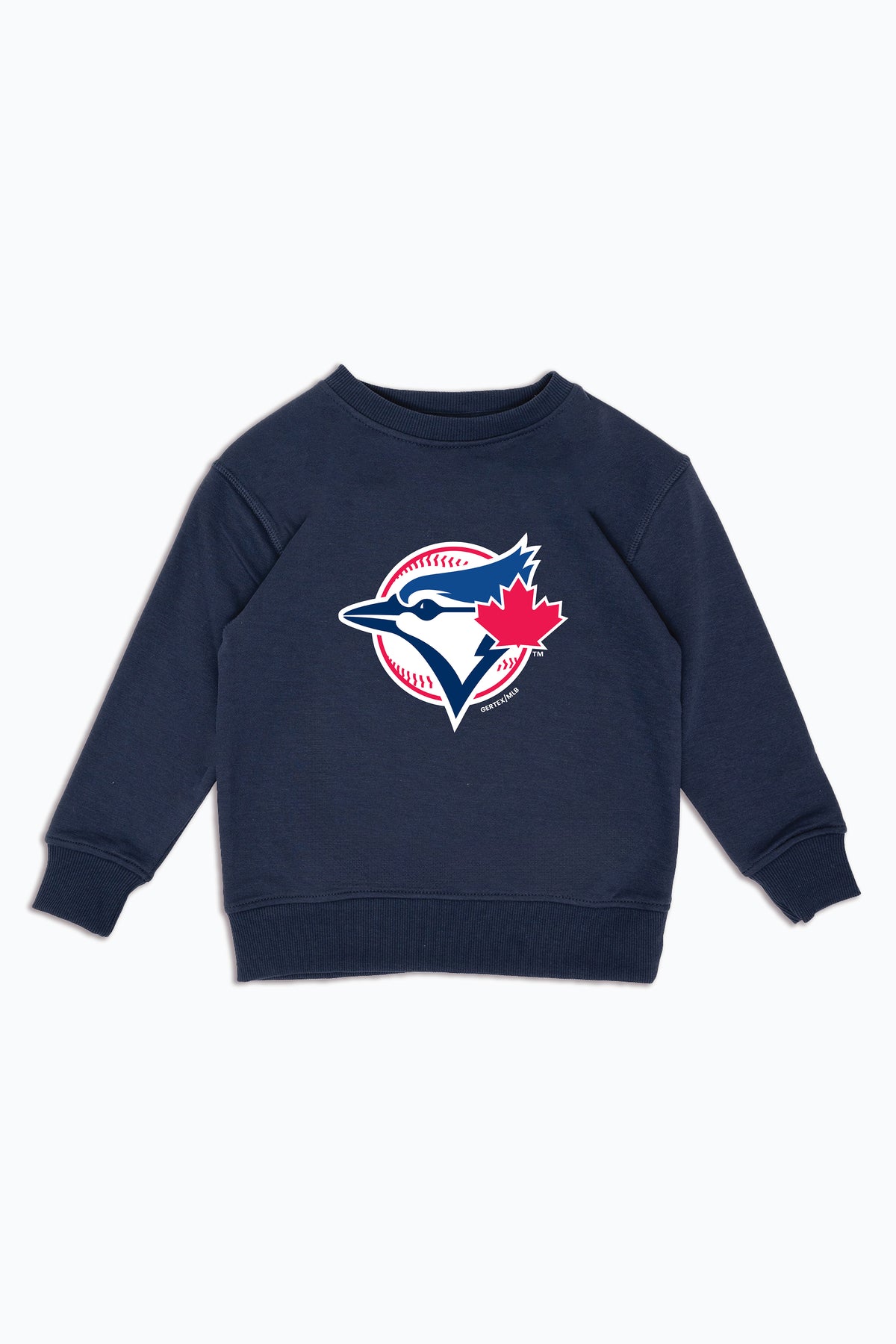 MLB Toronto Blue Jays Logo Navy Crewneck Sweatshirt for Kids, Youth Fleece Pullover | Licensed Fan Apparel for Junior Boys, Girls