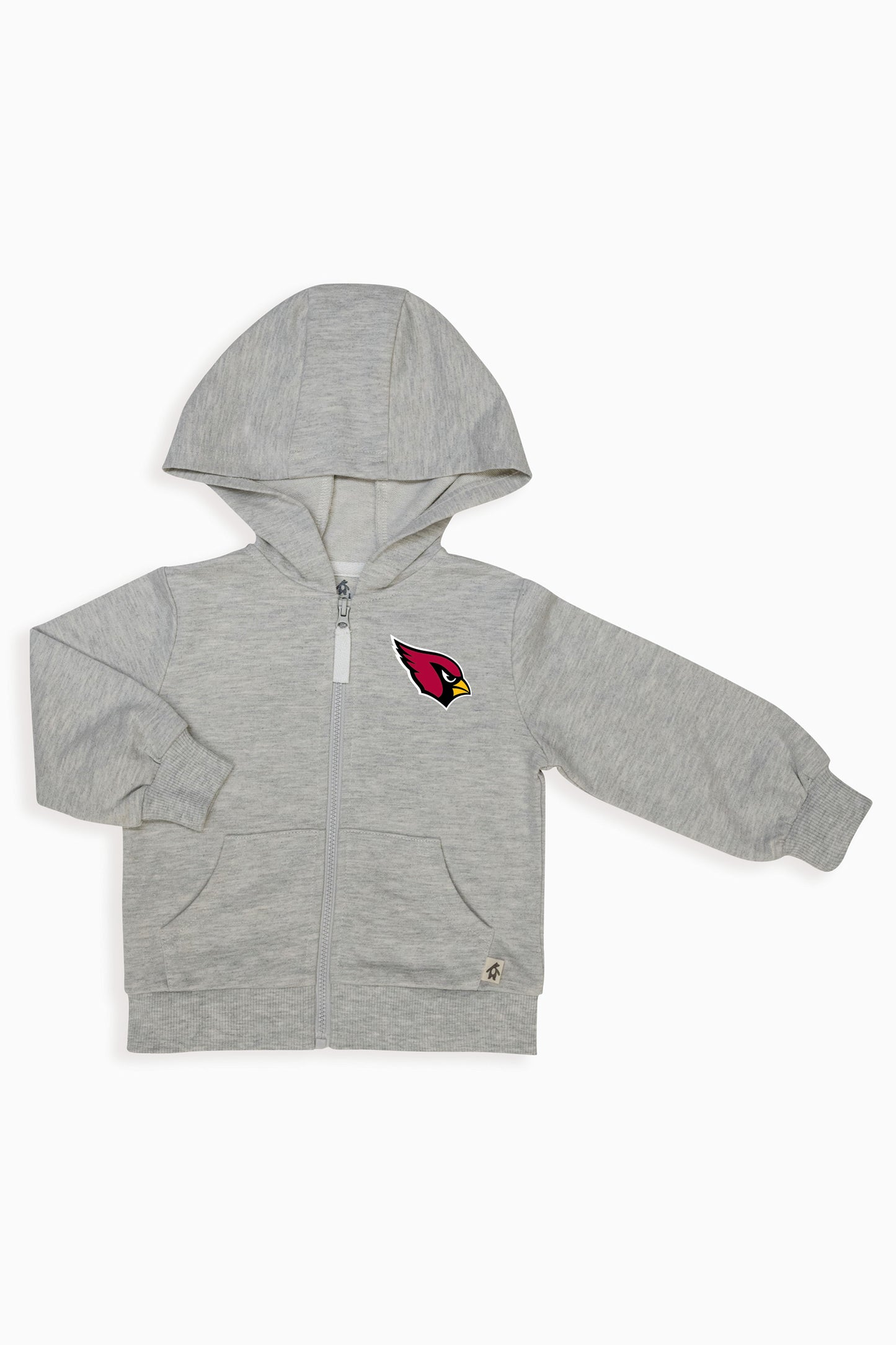 Gertex NFL Toddler Unisex Grey French Terry Zip-Up Hoodie