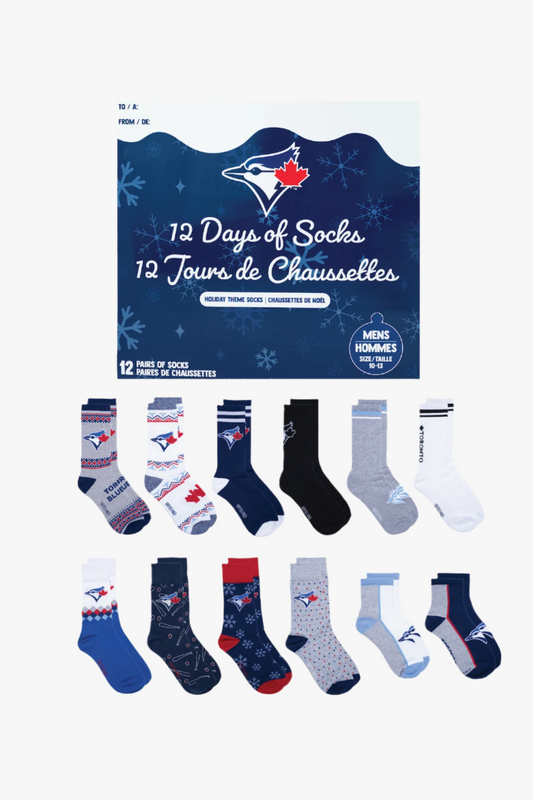 Men's MLB Toronto Blue Jays 12 Day Holiday Advent Calendar