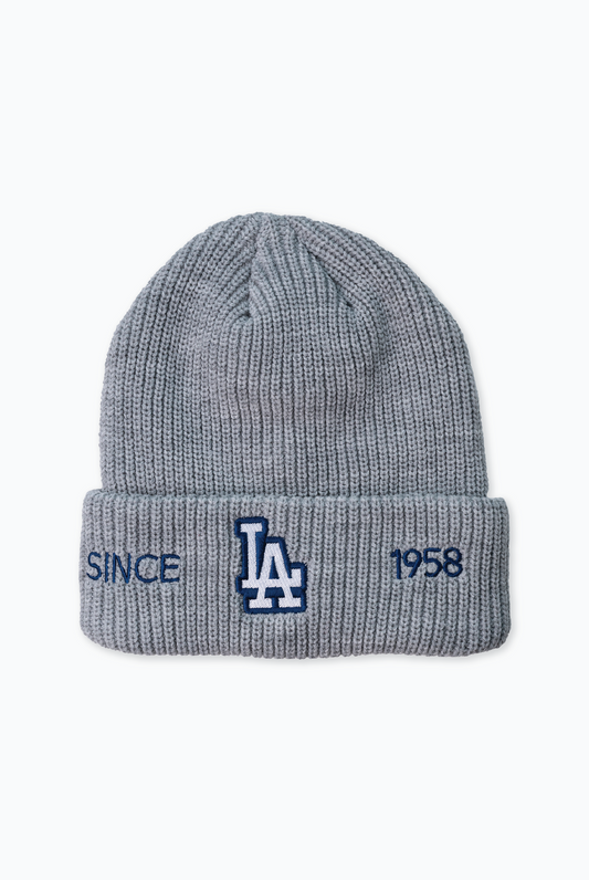 Adult MLB Los Angeles Dodgers Ribbed Cuff Beanie with Embroidered Logo