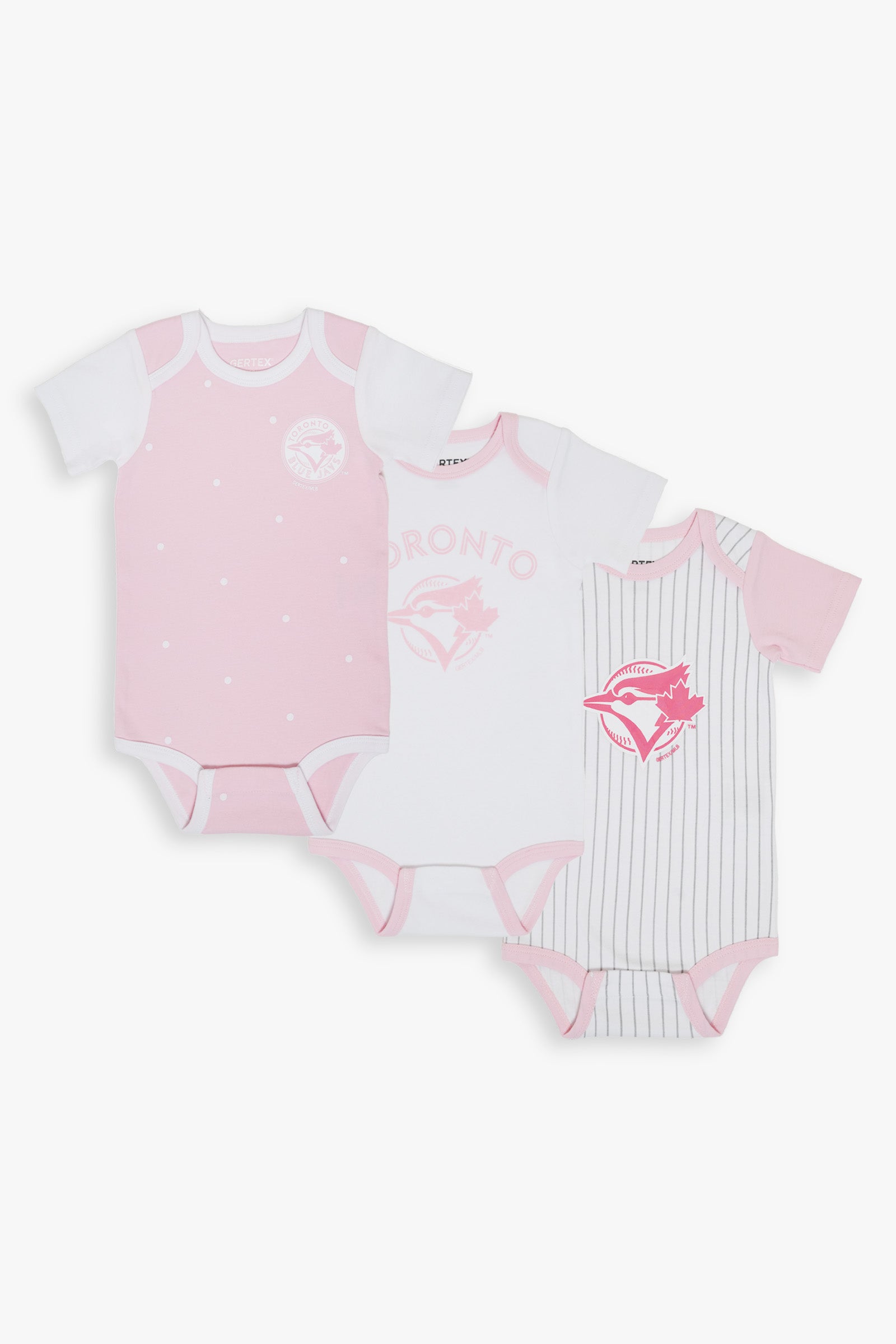 Baby Fanatic 2 Piece Bid and Shoes - MLB Toronto Blue Jays - White Unisex  Infant Apparel